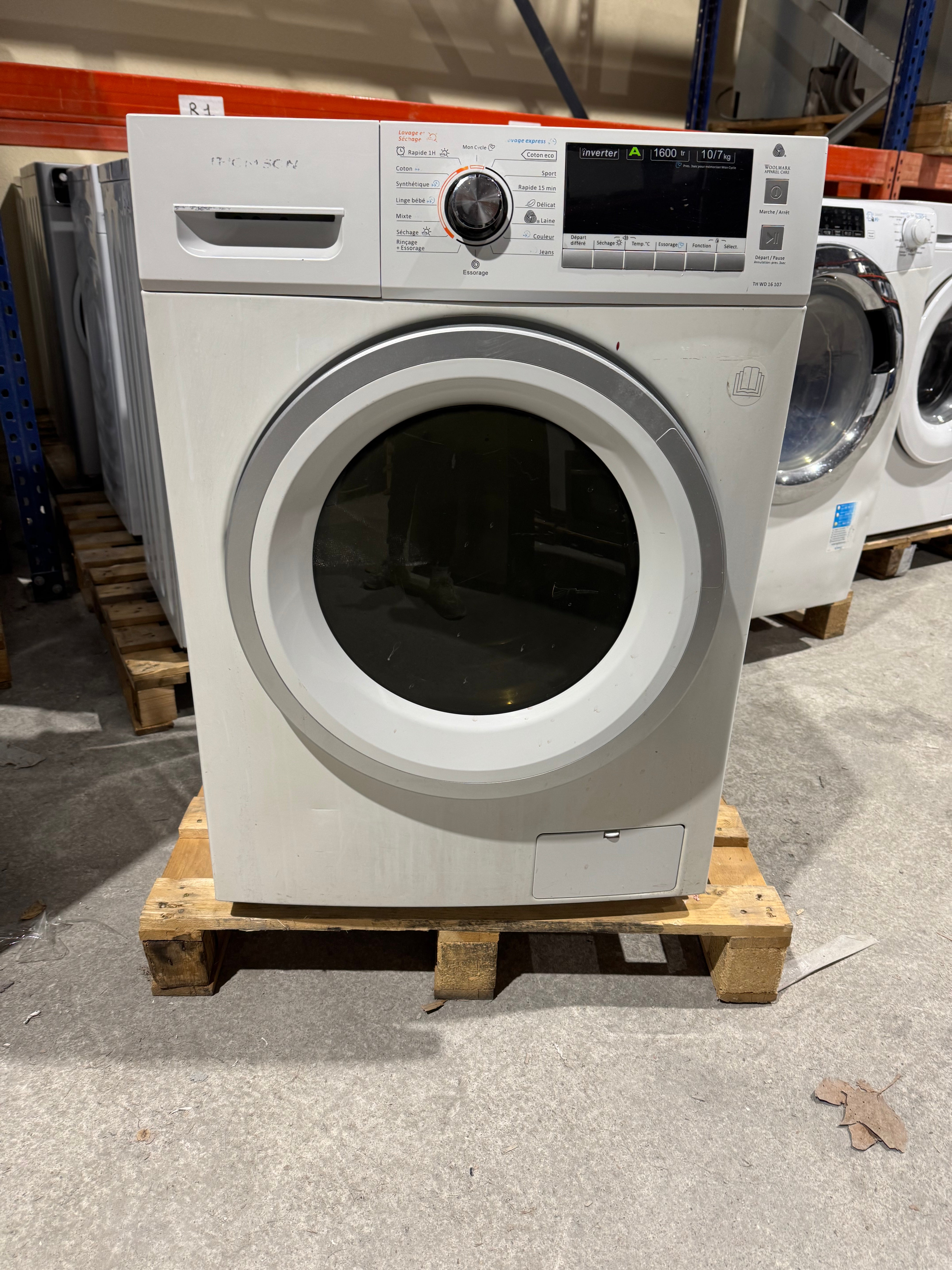 Lave-Linge Séchant THOMSON 10 / 7 Kg GARANTIE 1 AN