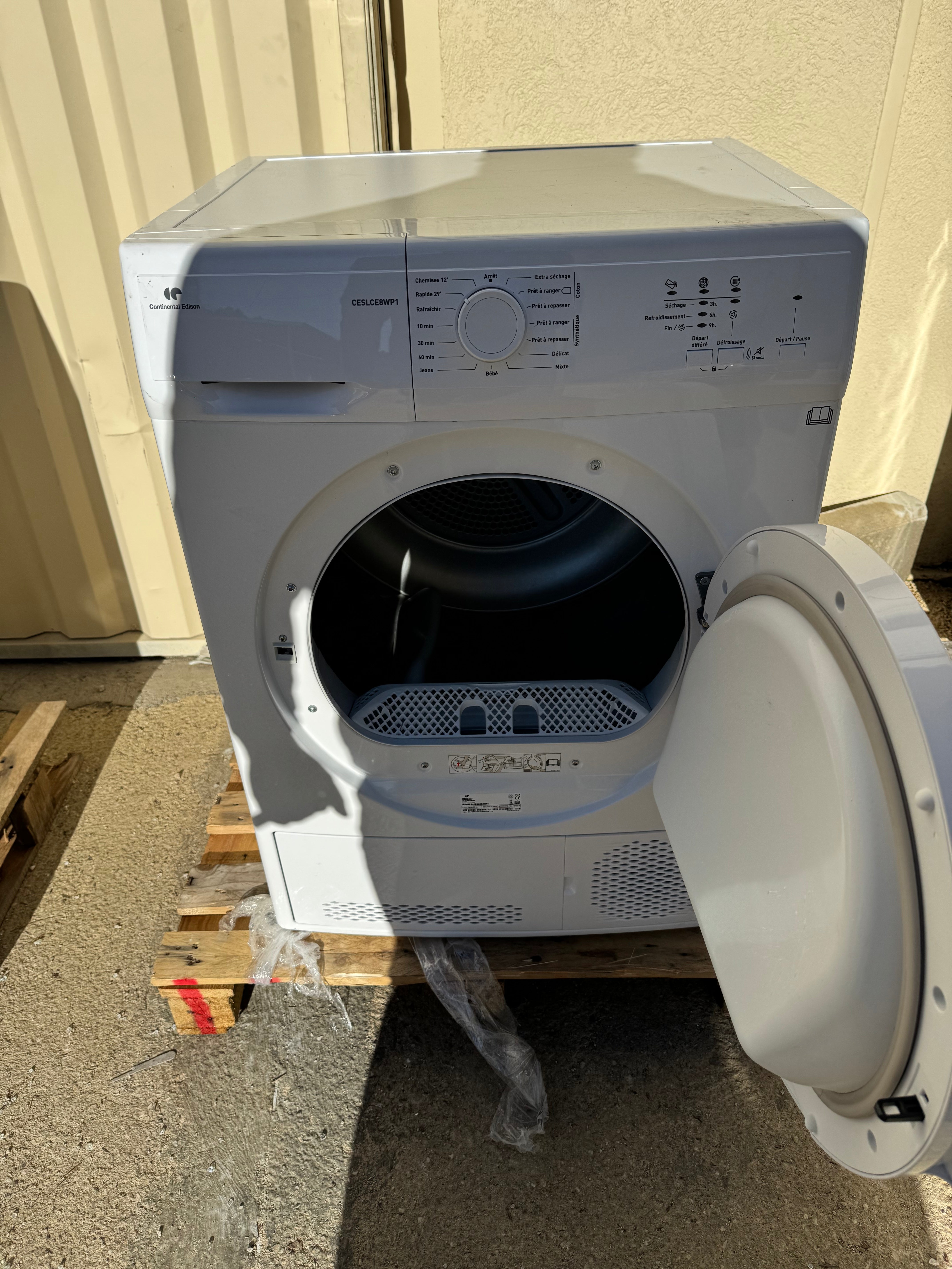 Sèche-Linge CONTINENTAL EDISON 8 Kg GARANTIE 1 AN