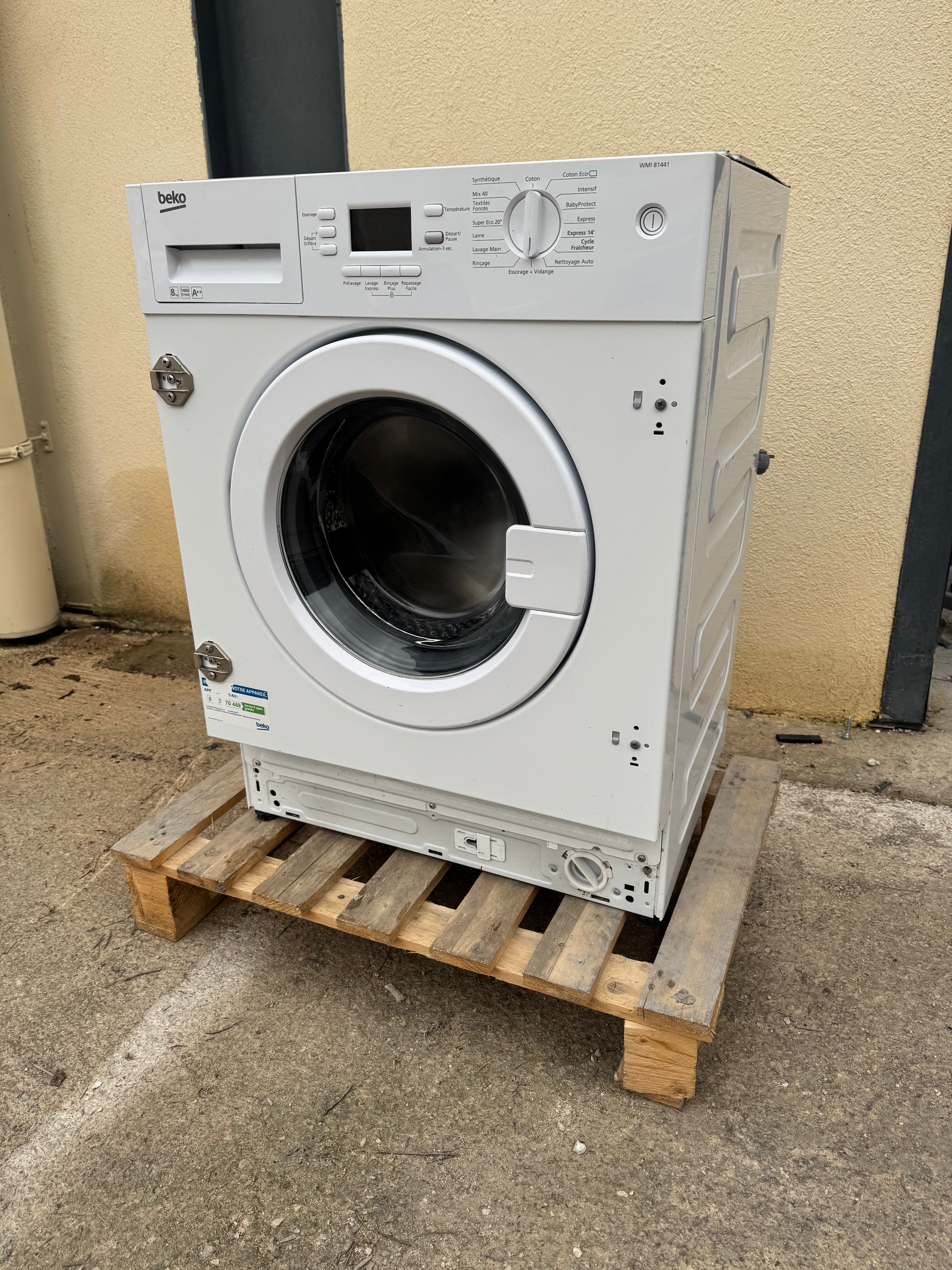 Lave-Linge Encastrable BEKO 8 Kg GARANTIE 1 AN