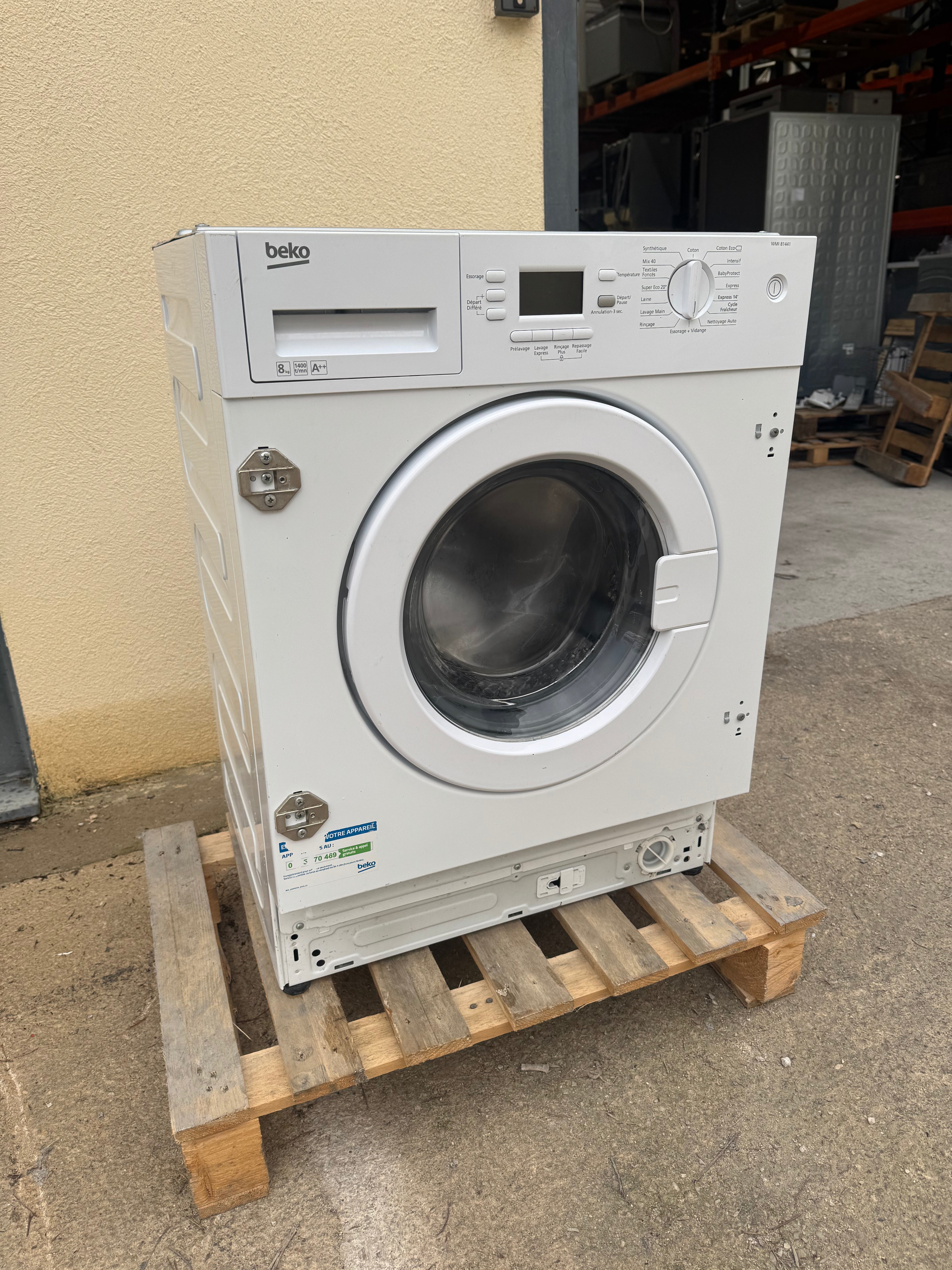 Lave-Linge Encastrable BEKO 8 Kg GARANTIE 1 AN