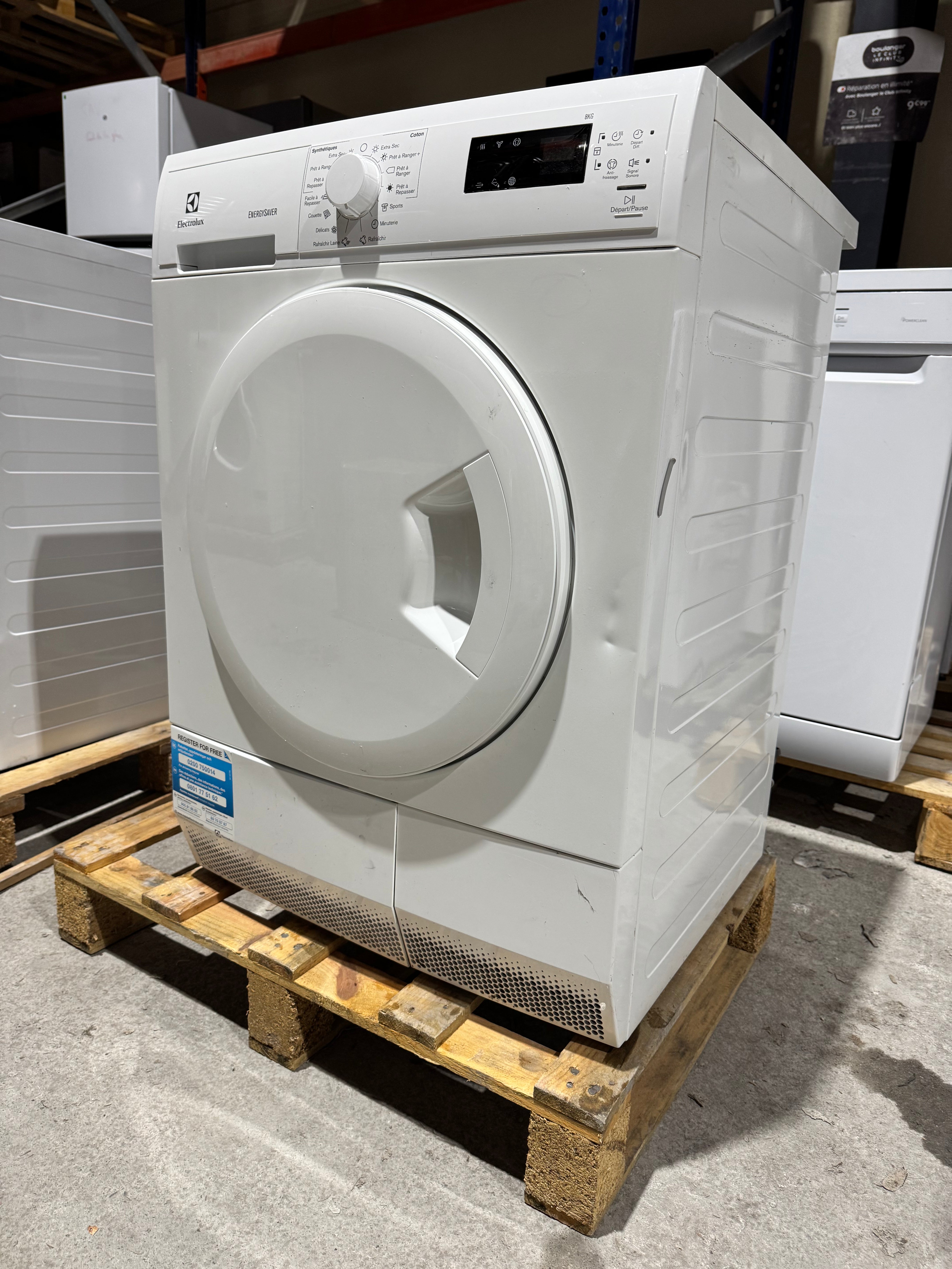 Sèche-linge ELECTROLUX 8 Kg GARANTIE 1 AN