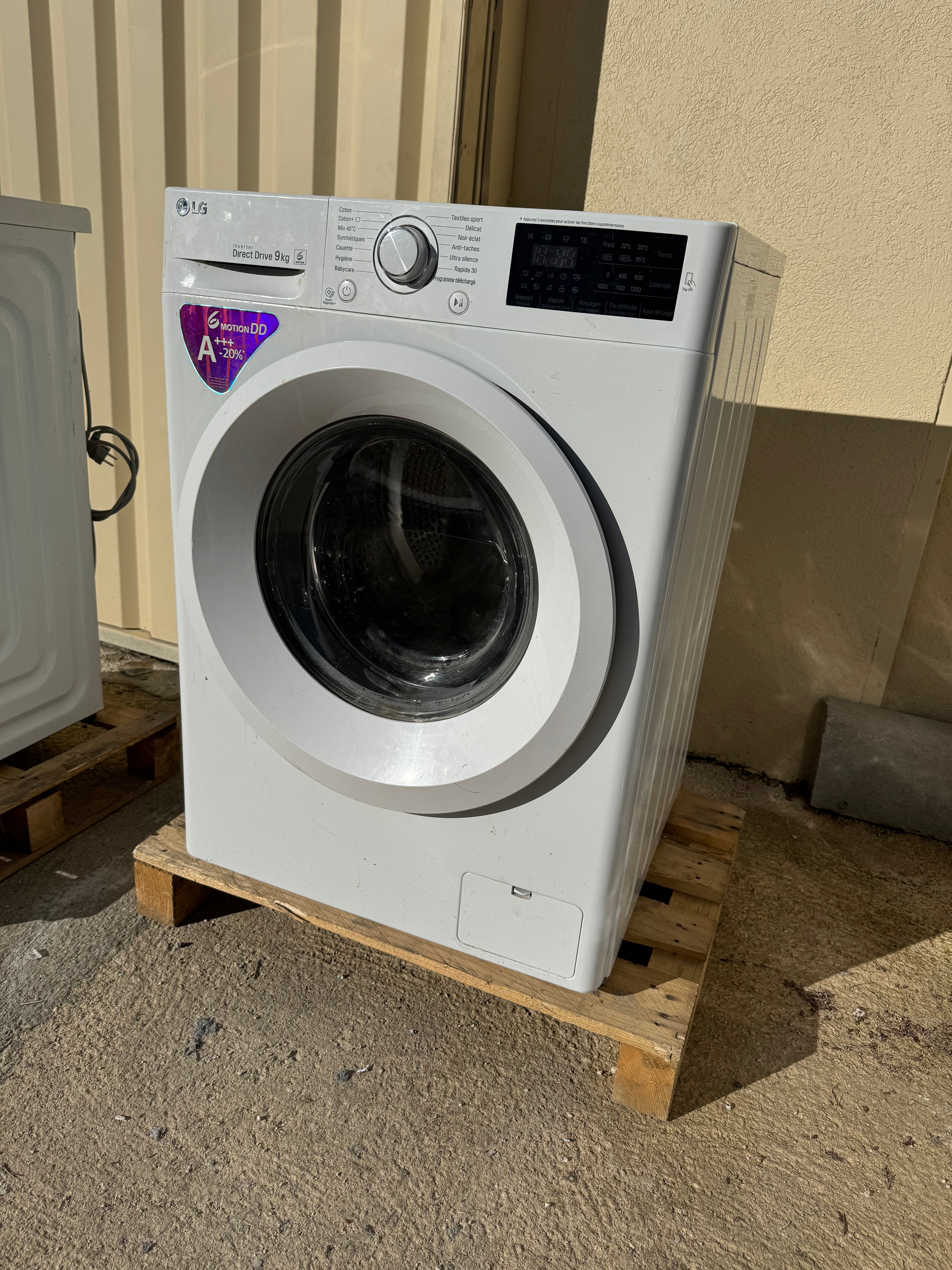 Lave-Linge LG 9 Kg DirectDrive GARANTIE 1 AN