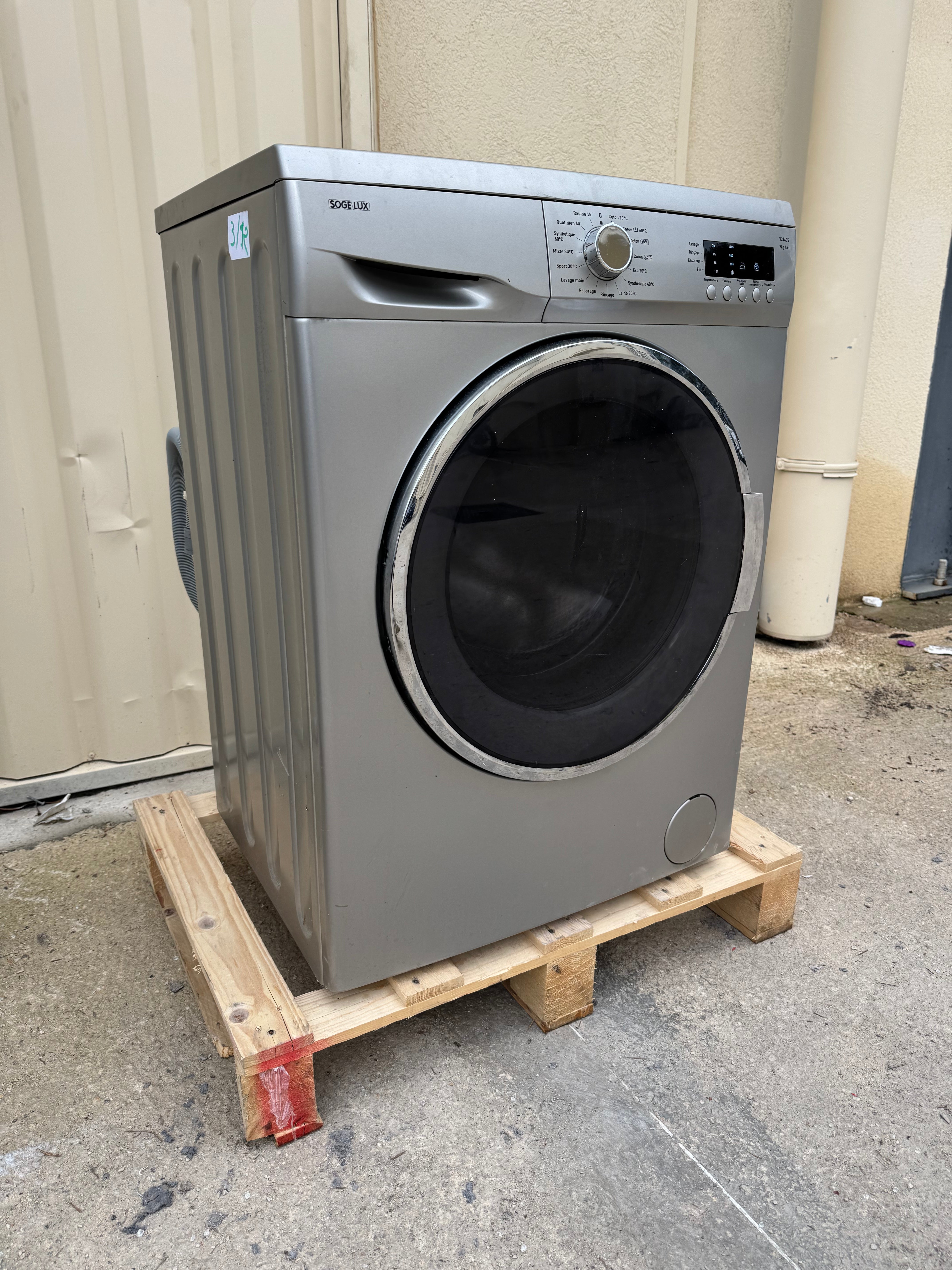 Lave-Linge SOGELUX 7 Kg GARANTIE 1 AN