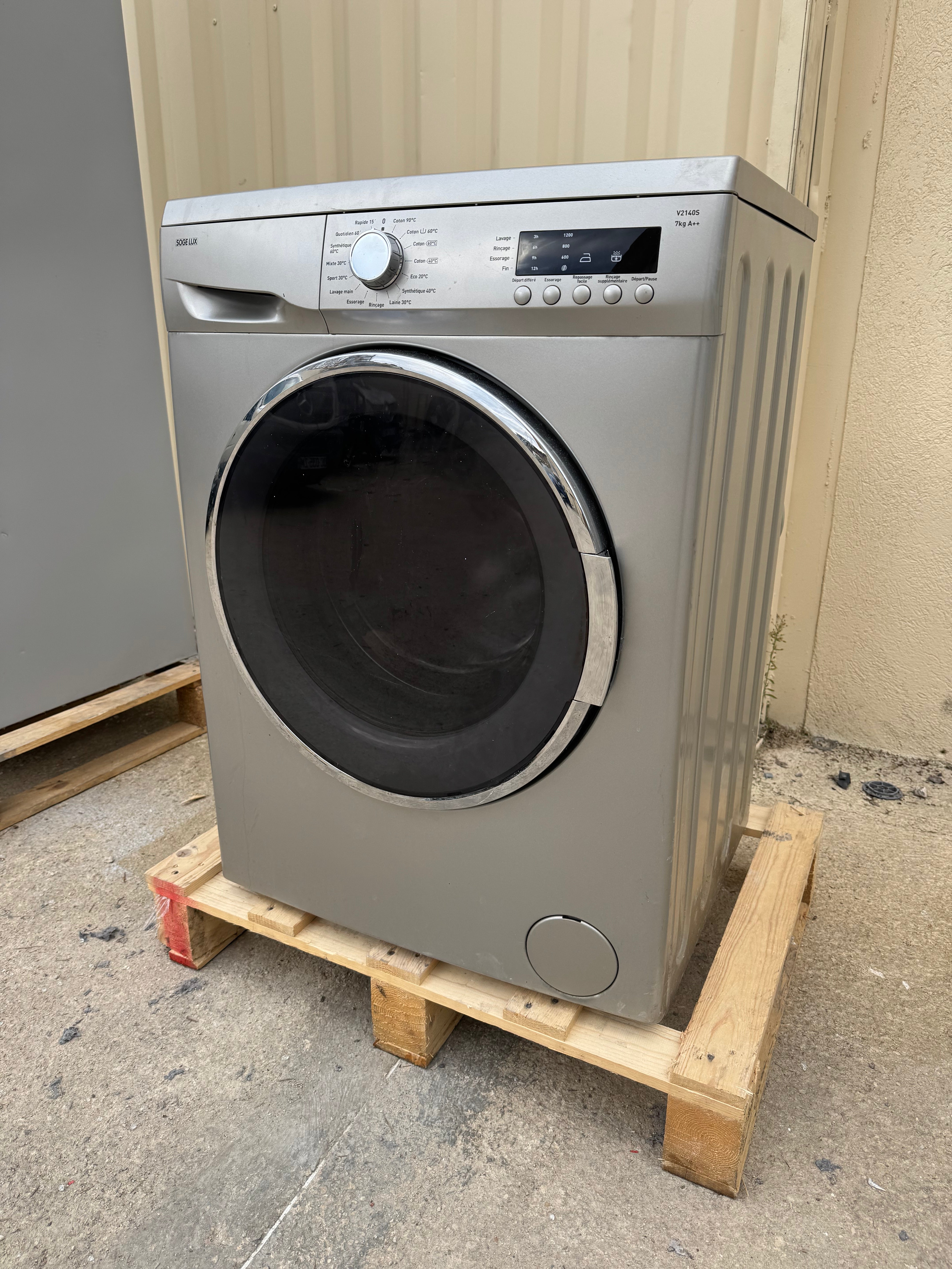 Lave-Linge SOGELUX 7 Kg GARANTIE 1 AN
