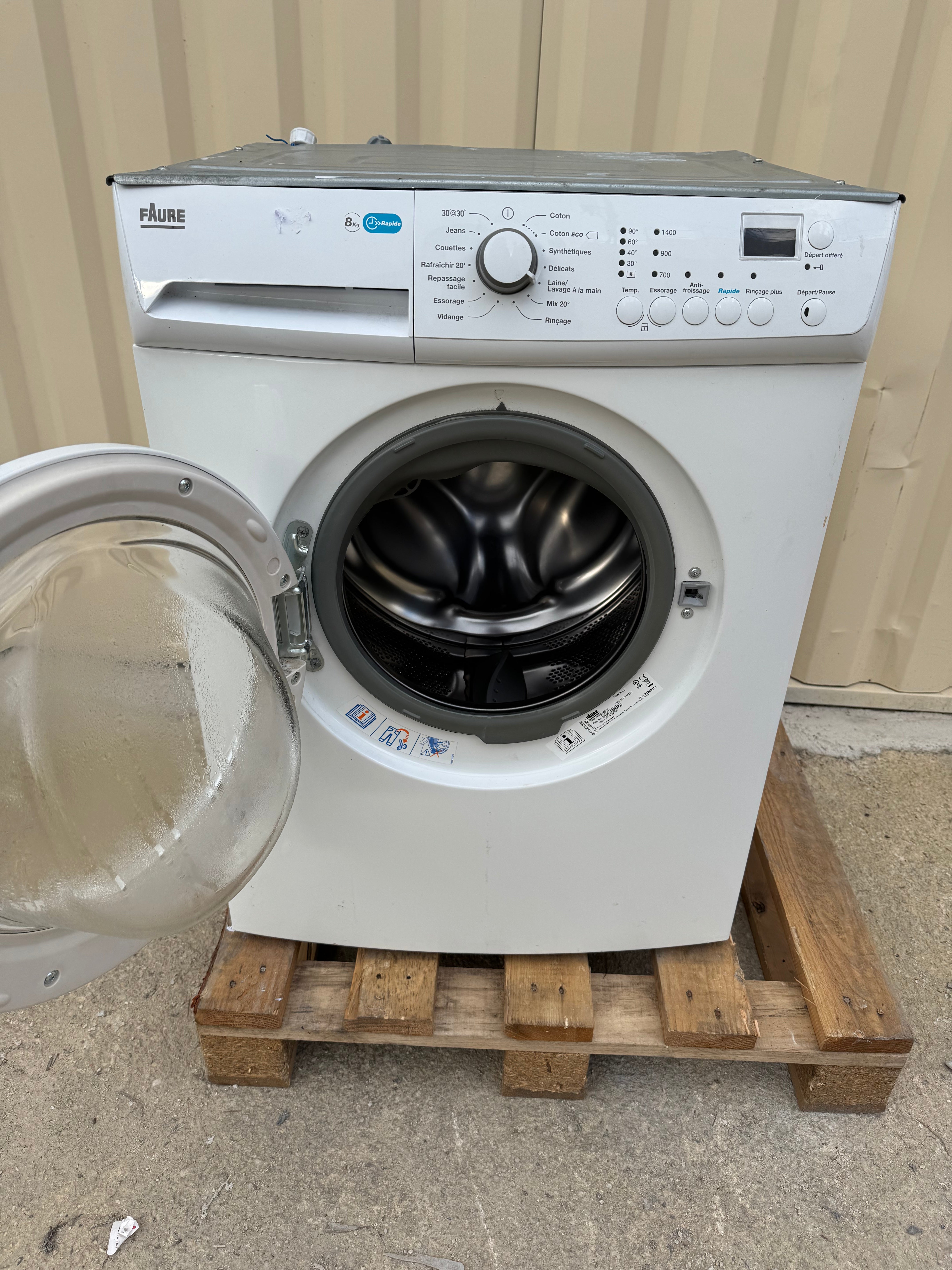 Lave-Linge FAURE 8 Kg GARANTIE 1 AN