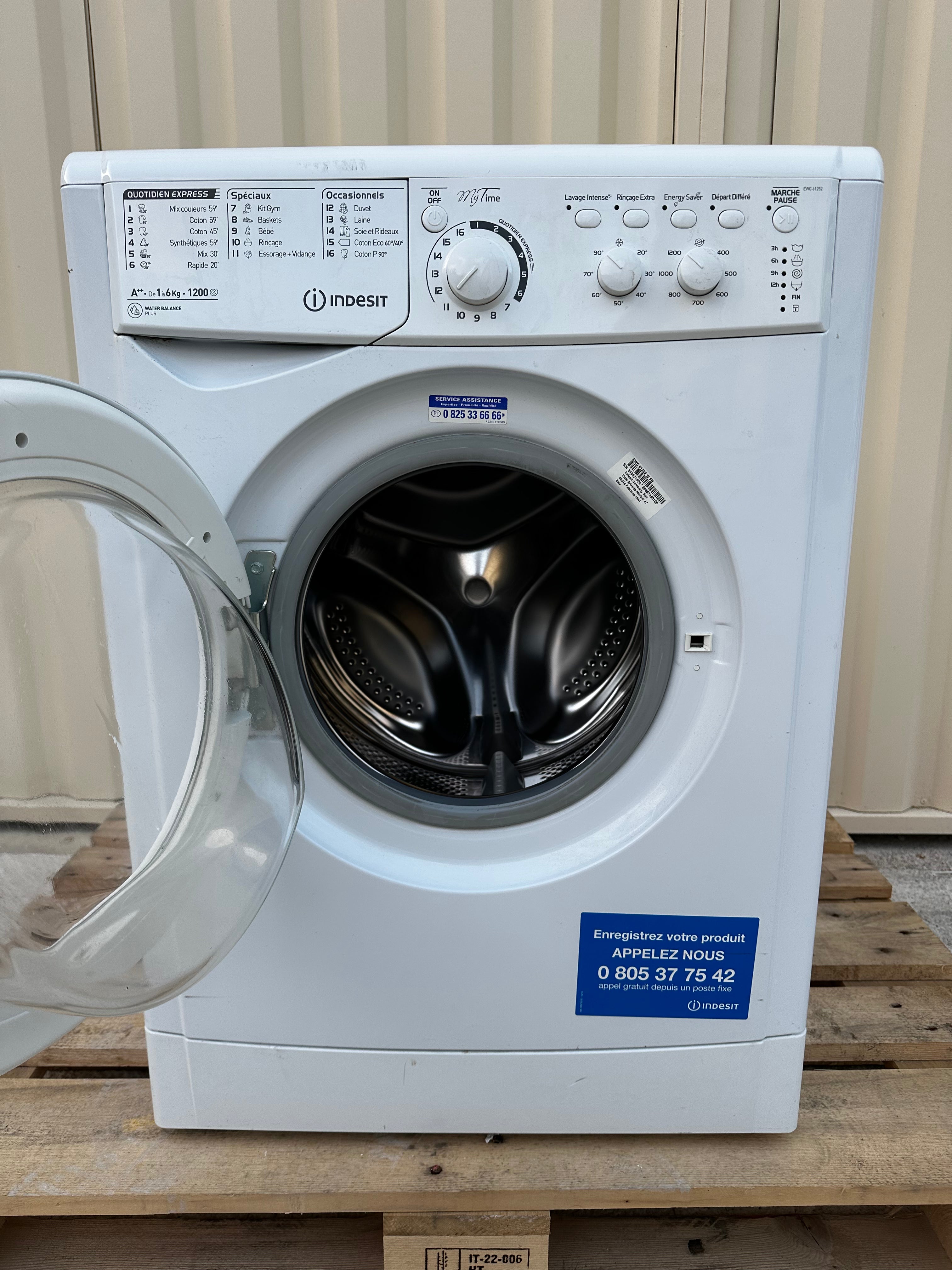 Lave-Linge INDESIT 6 Kg GARANTIE 6 MOIS