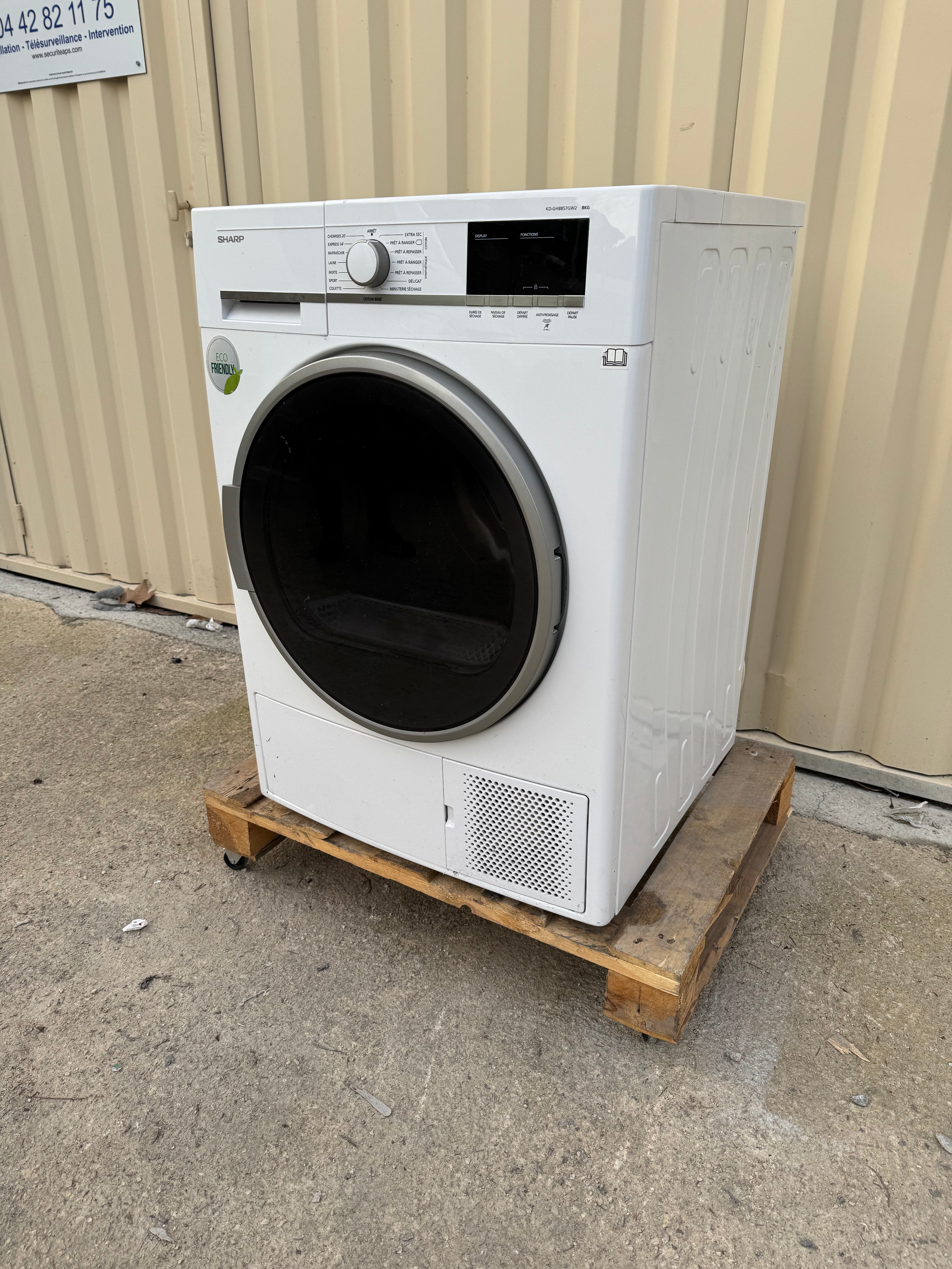 Sèche-Linge SHARP 8 Kg GARANTIE 1 AN