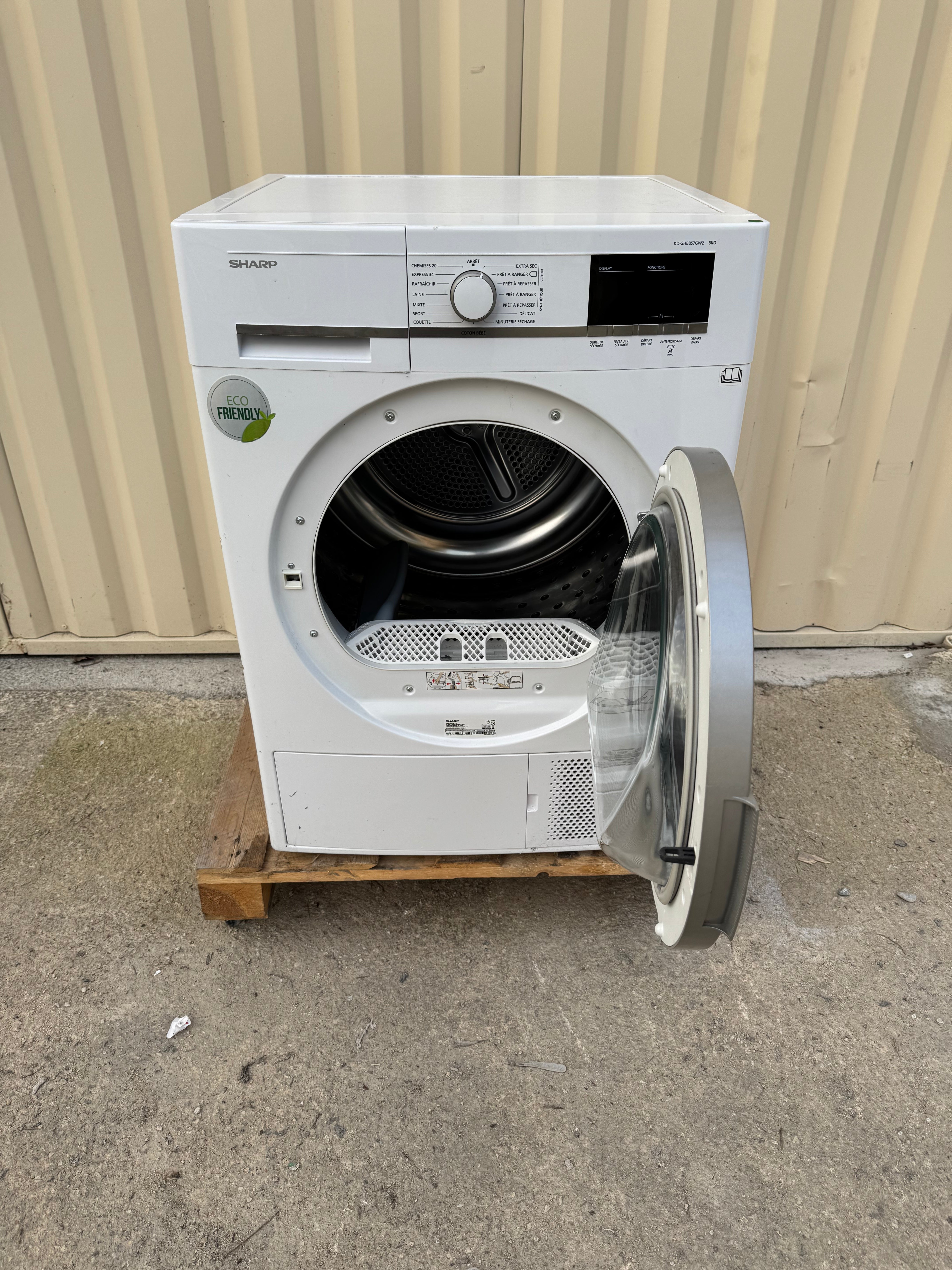 Sèche-Linge SHARP 8 Kg GARANTIE 1 AN