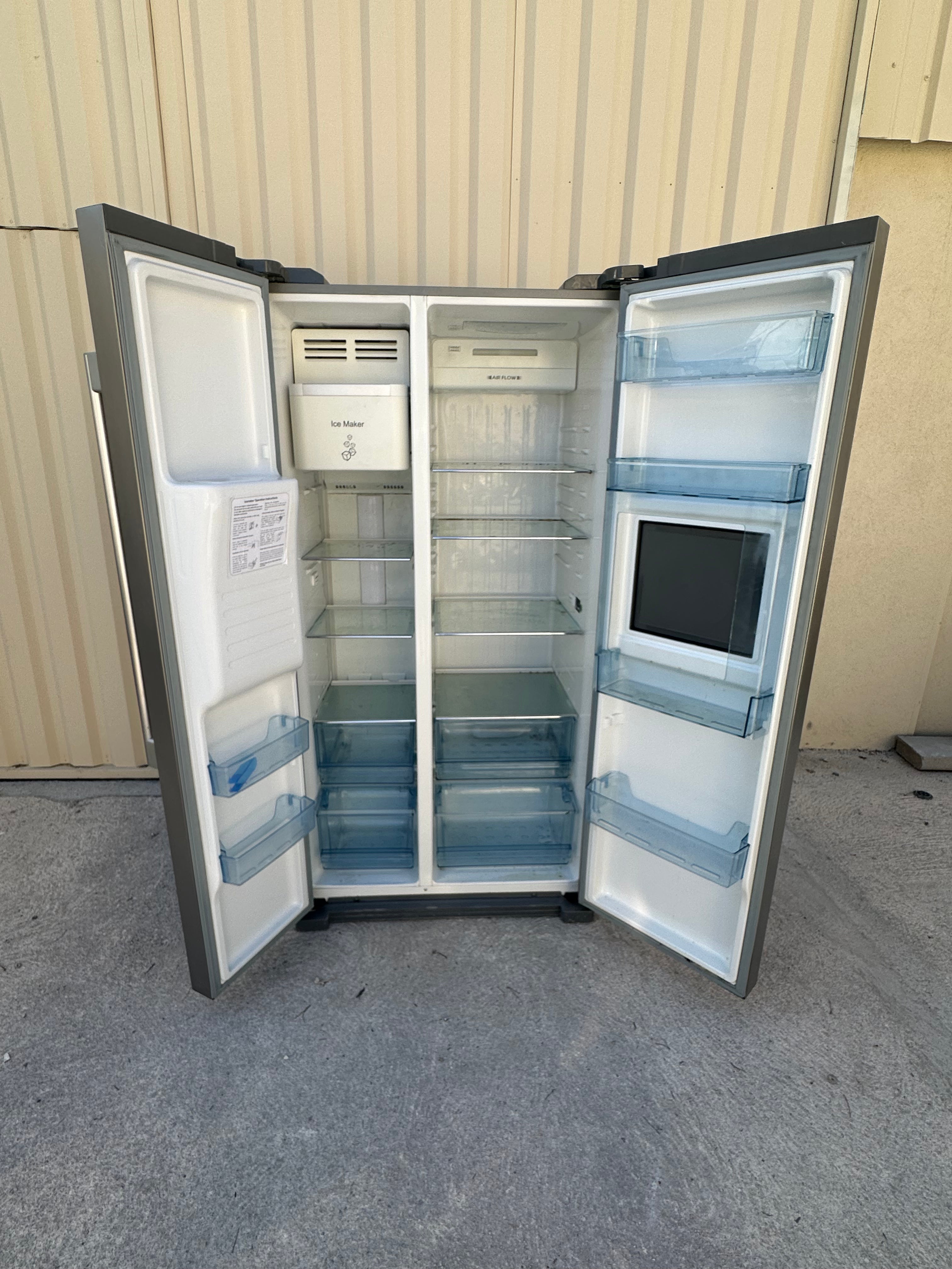 Frigo Américain HAIER Avec Distributeur d’Eau Fraîche et Glaçons GARANTIE 1 AN