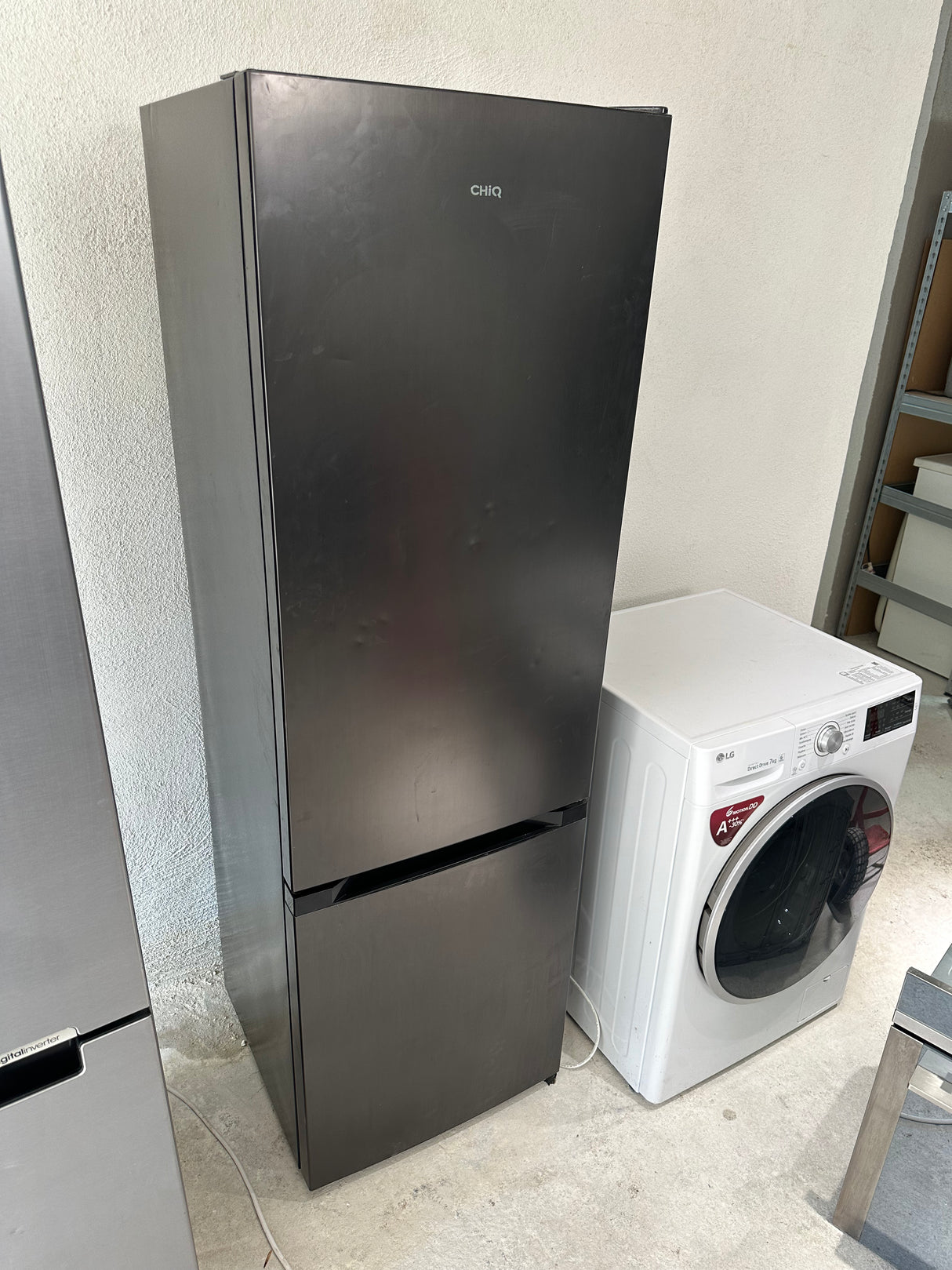 Frigo Combiné CHIQ Noir Mat GARANTIE 3 MOIS