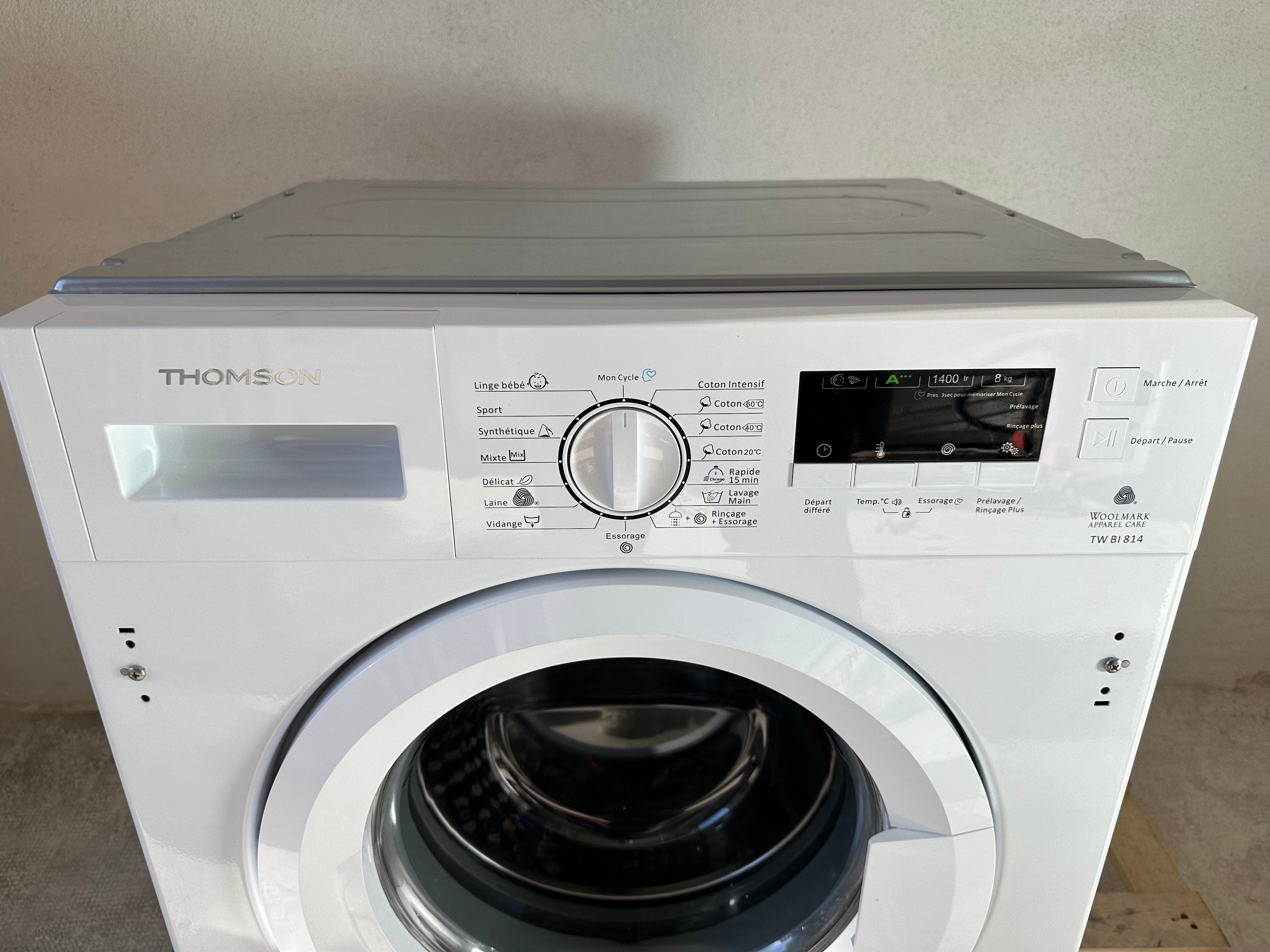Lave-Linge Encastrable THOMSON 8 Kg GARANTIE 1 AN