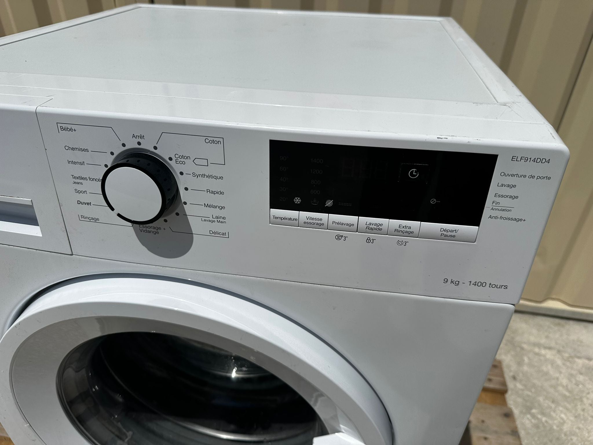 Lave-Linge ESSENTIEL B 9 Kg GARANTIE 1 AN
