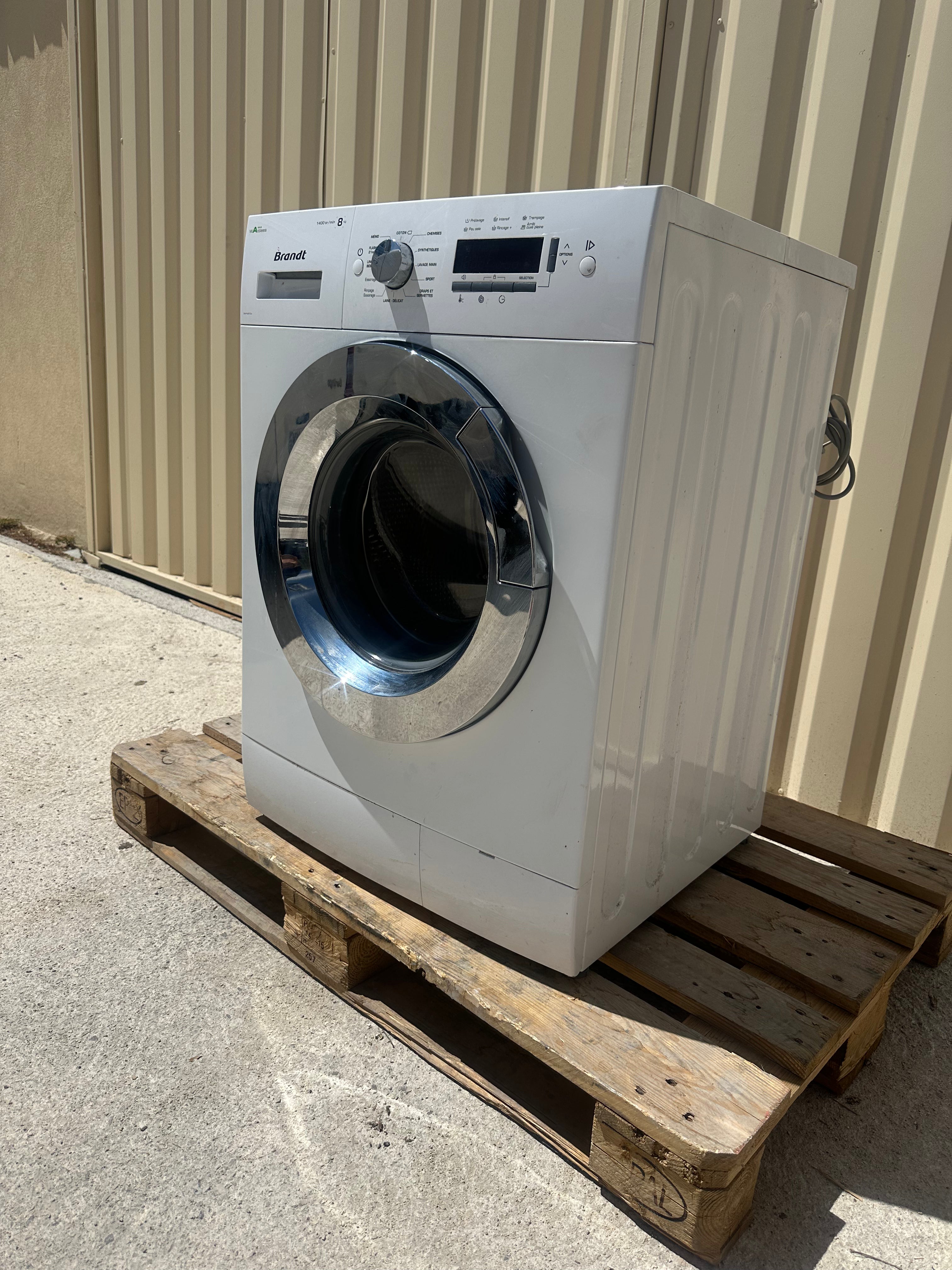 Lave-Linge BRANDT 8 Kg GARANTIE 1 AN