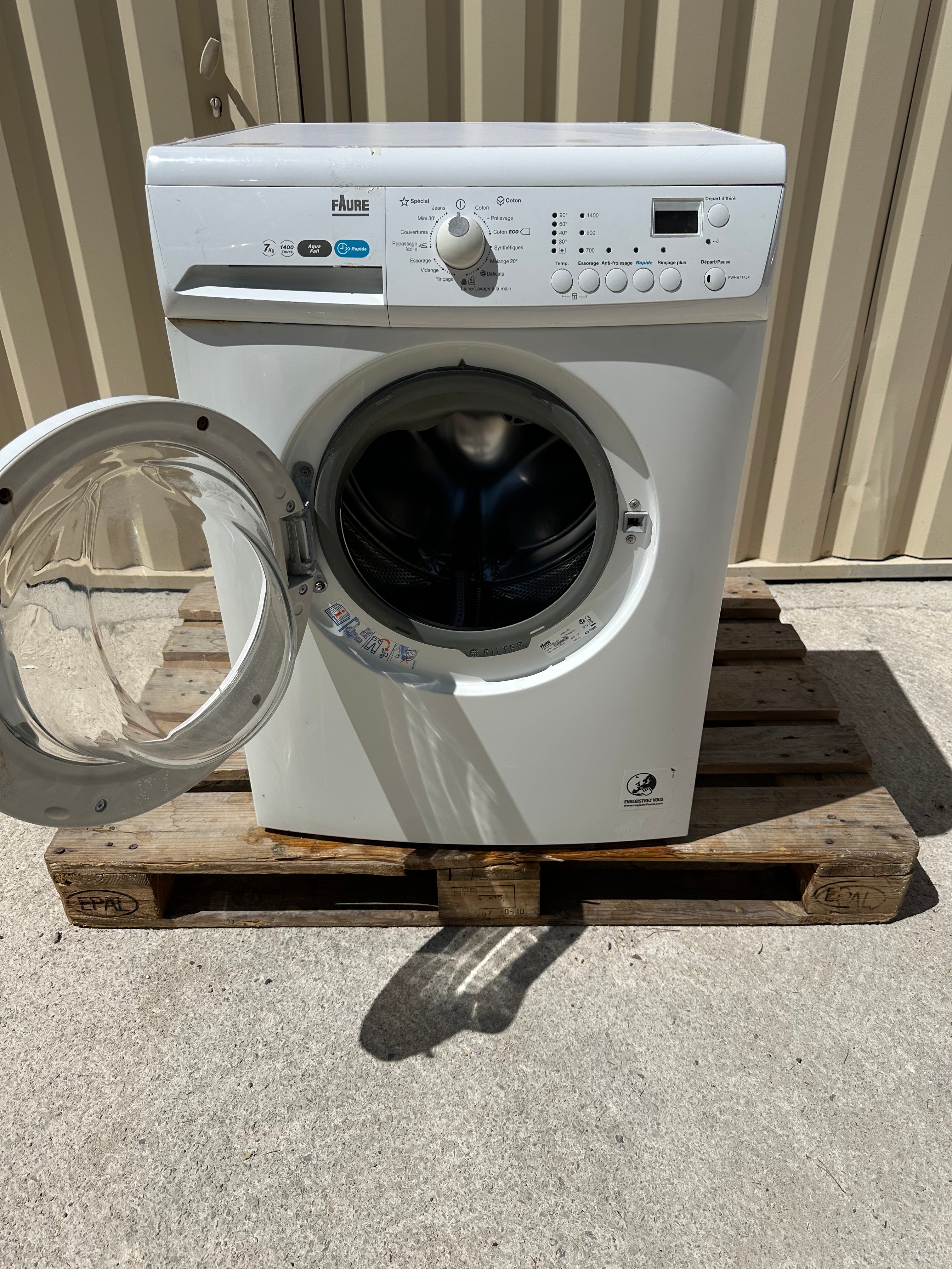 Lave-Linge FAURE 7 Kg GARANTIE 1 AN