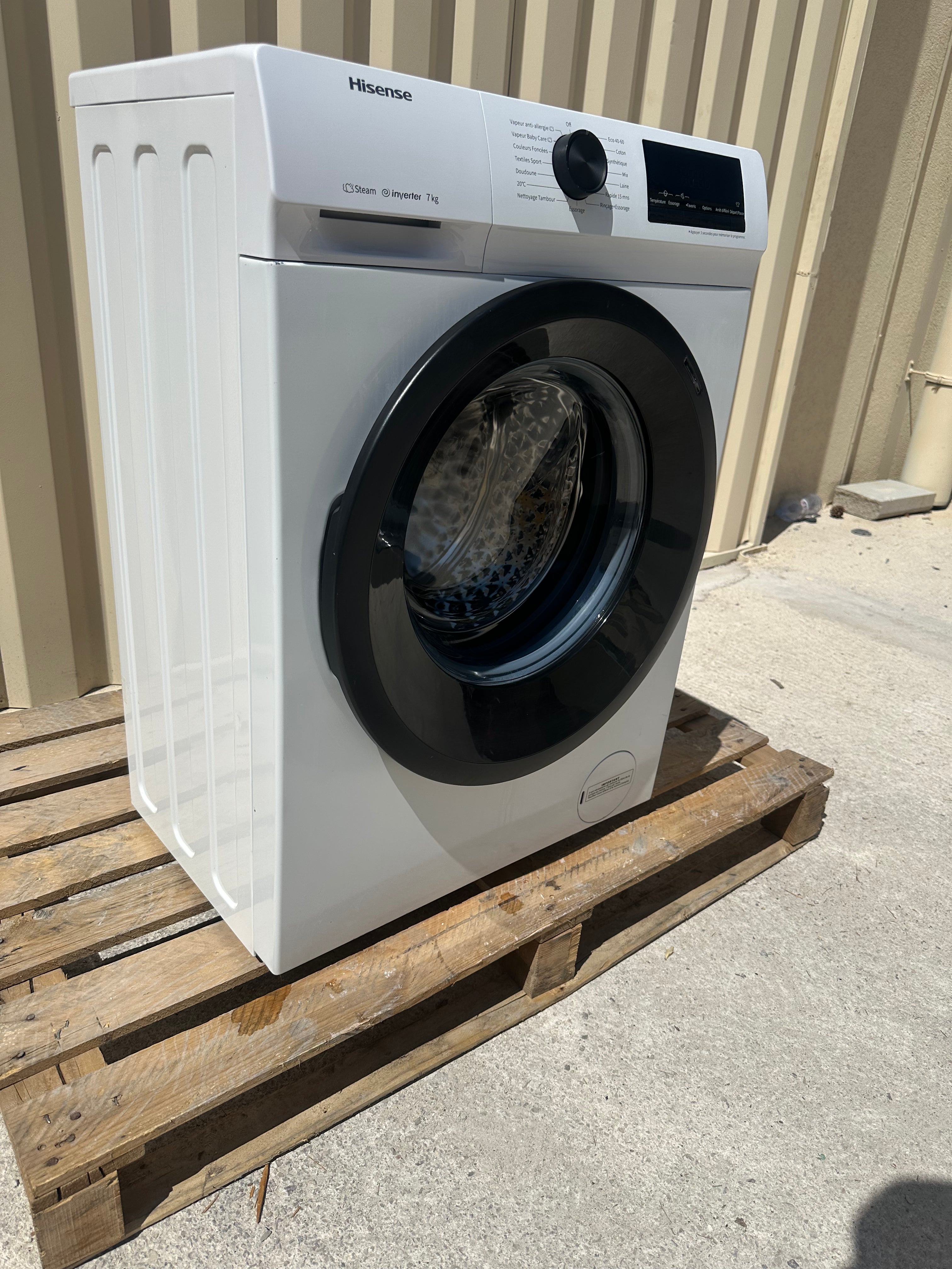 Lave-Linge HISENSE 7 Kg GARANTIE 1 AN