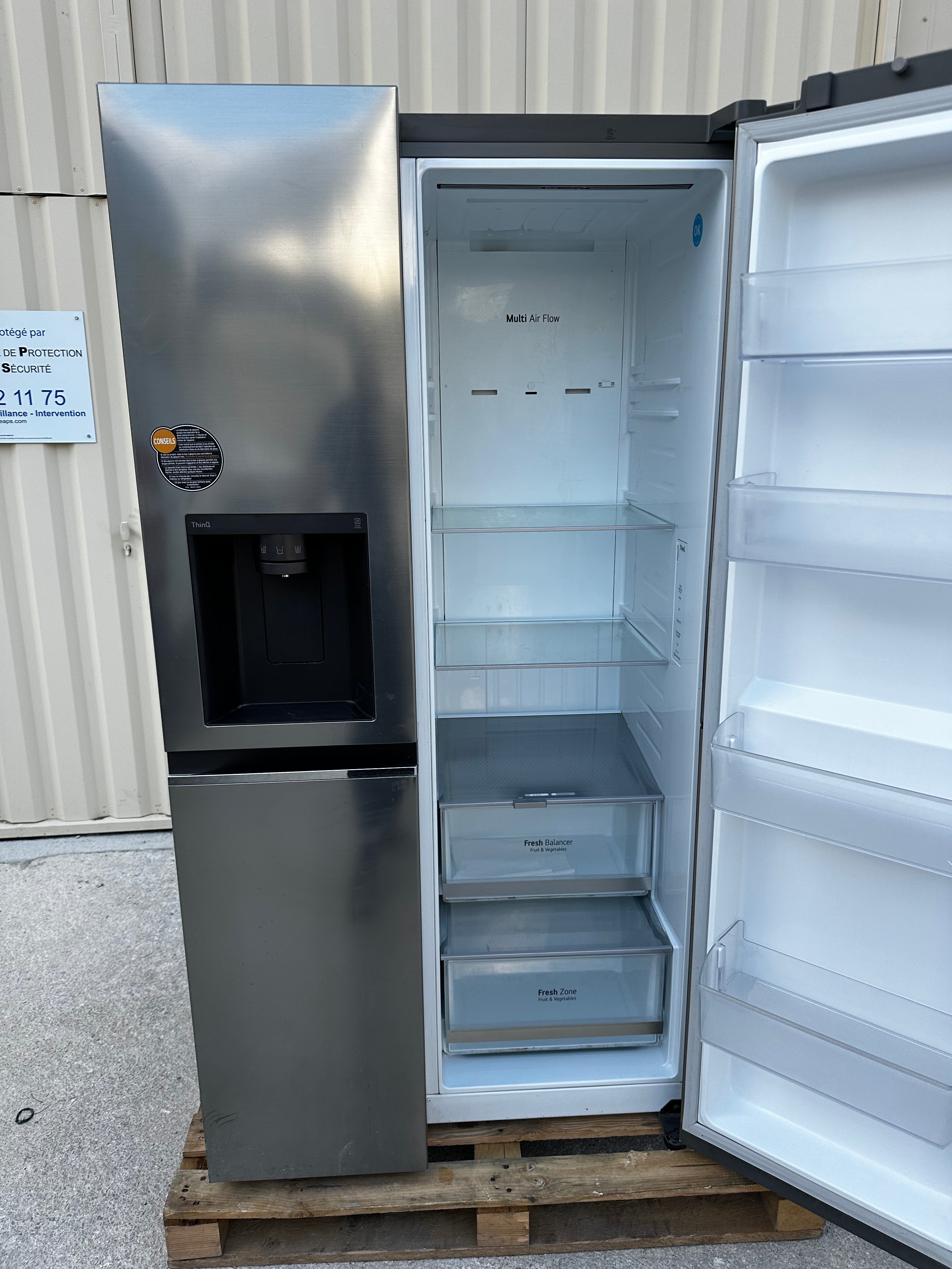 Frigo Américain LG Eau Fraîche et Glaçons GARANTIE 1 AN