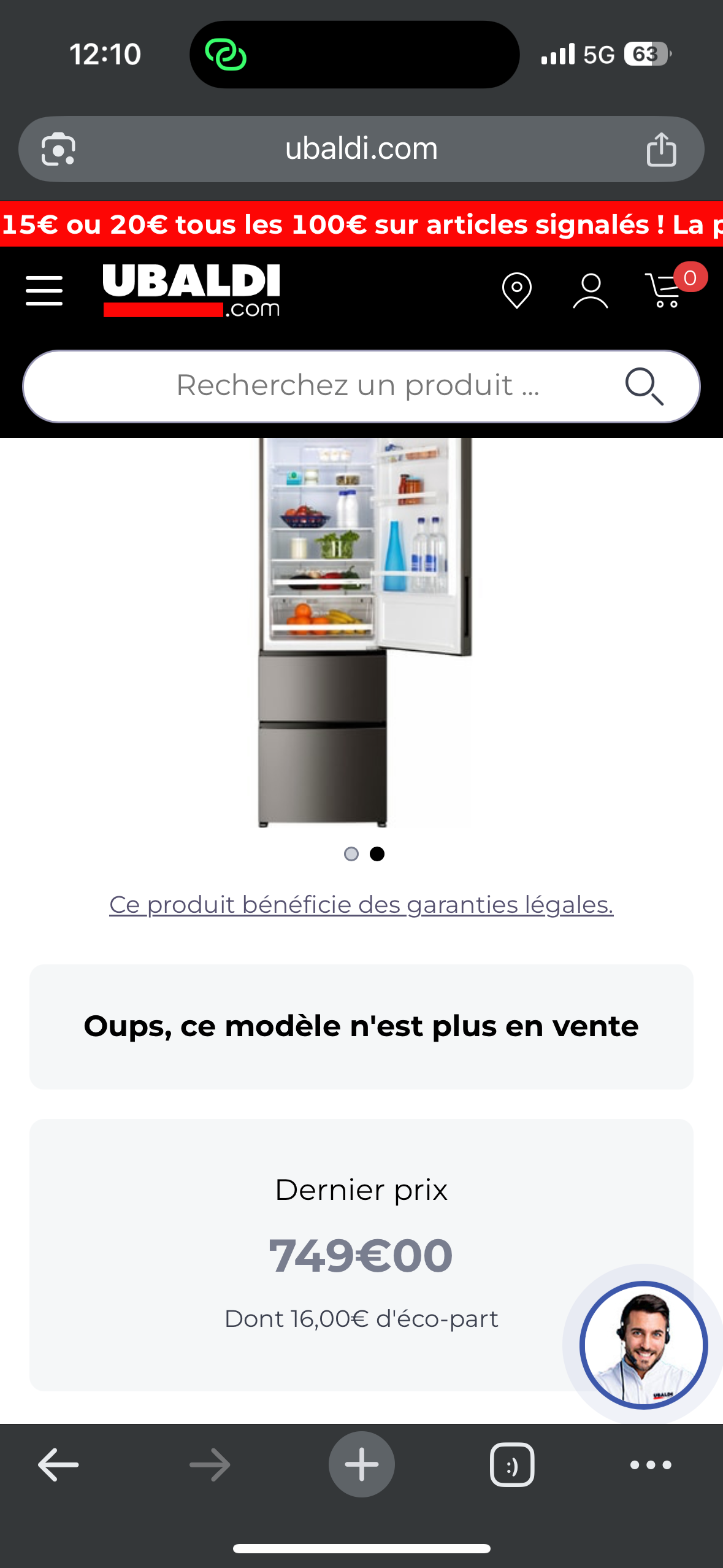 Frigo Combiné HAIER Froid Ventilé GARANTIE 1 AN