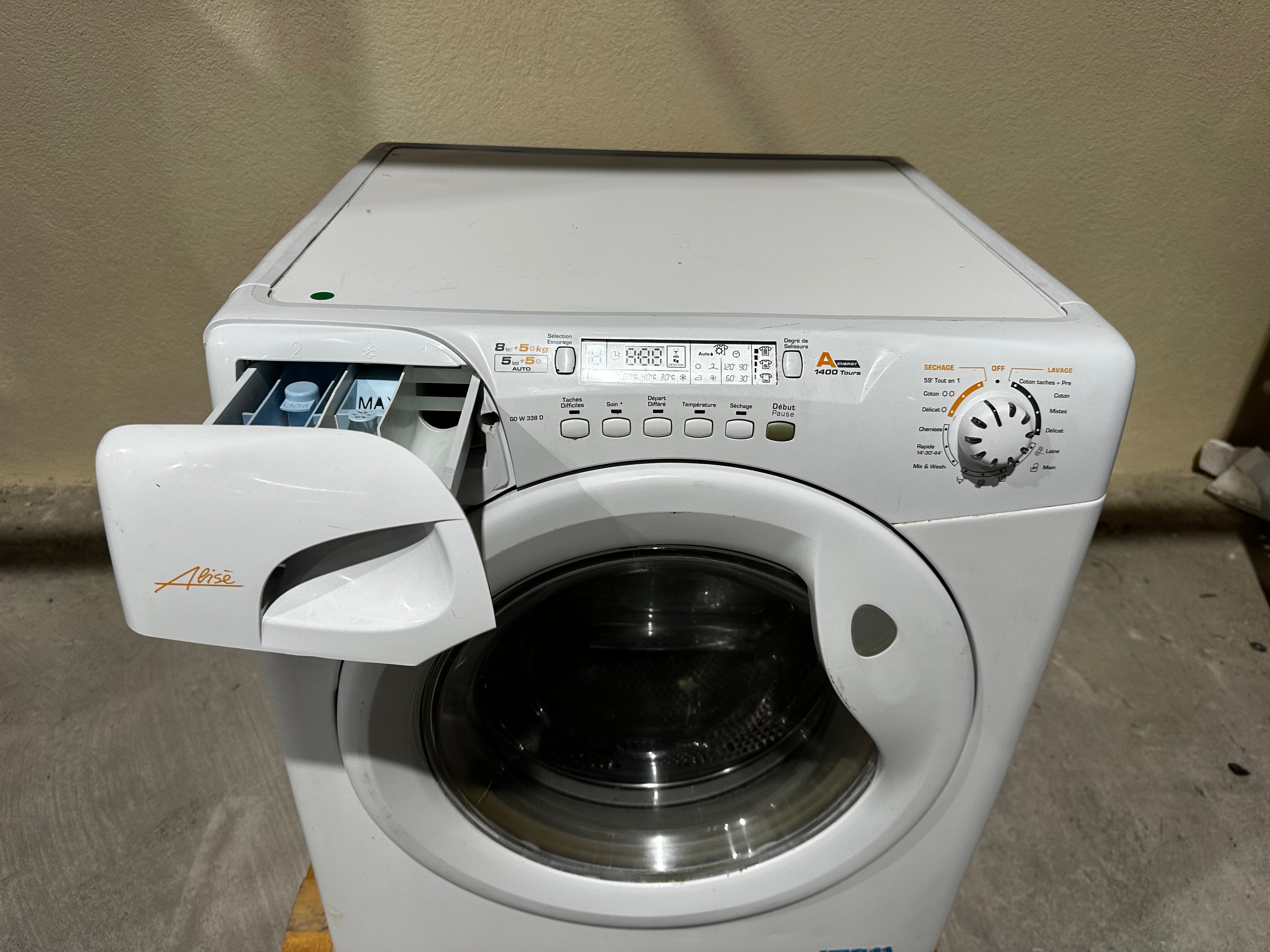 Lave-linge Séchant CANDY 8 + 5 Kg GARANTIE 1 AN