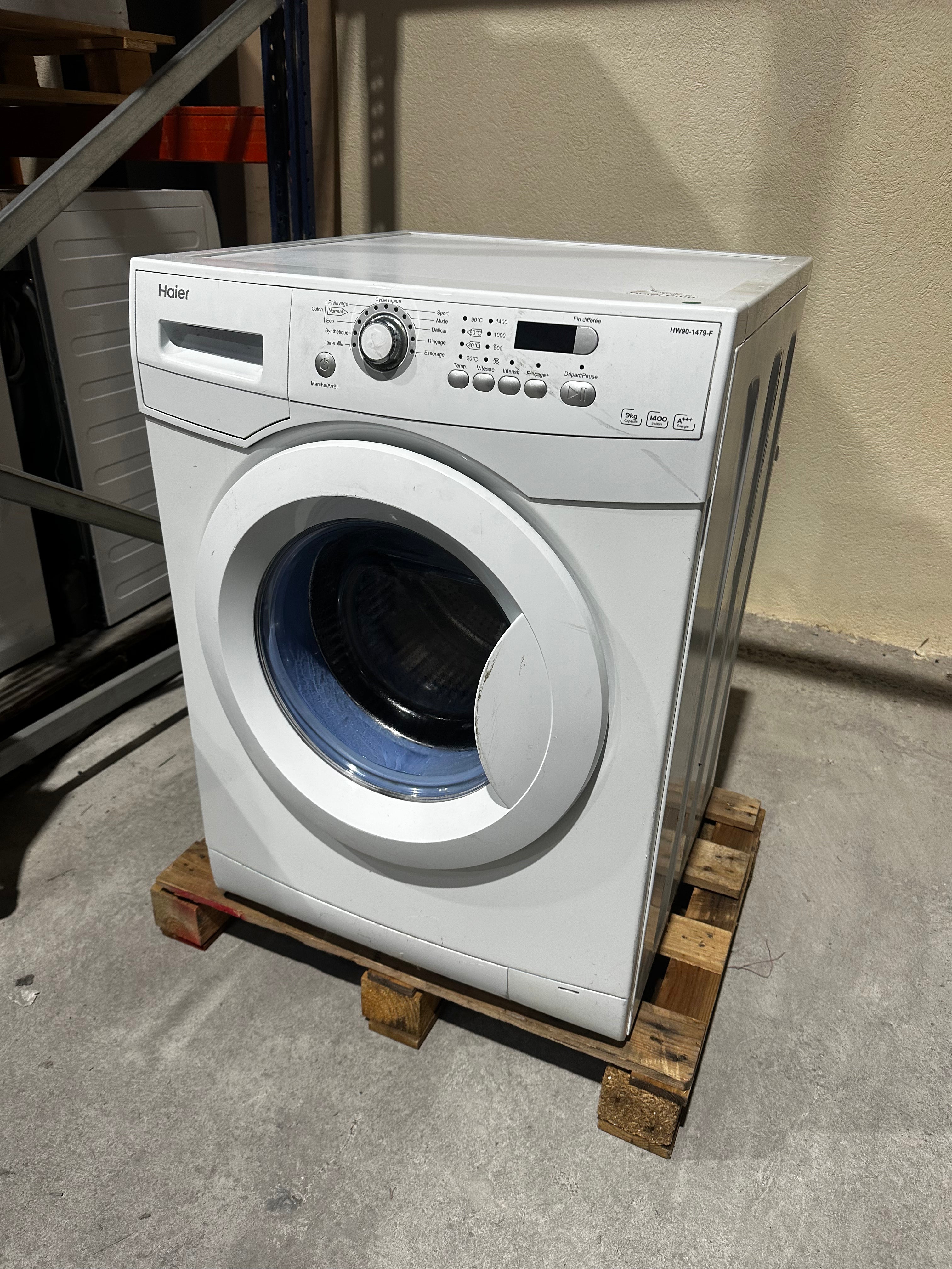 Lave-linge Haier 9Kg GARANTIE 1 AN