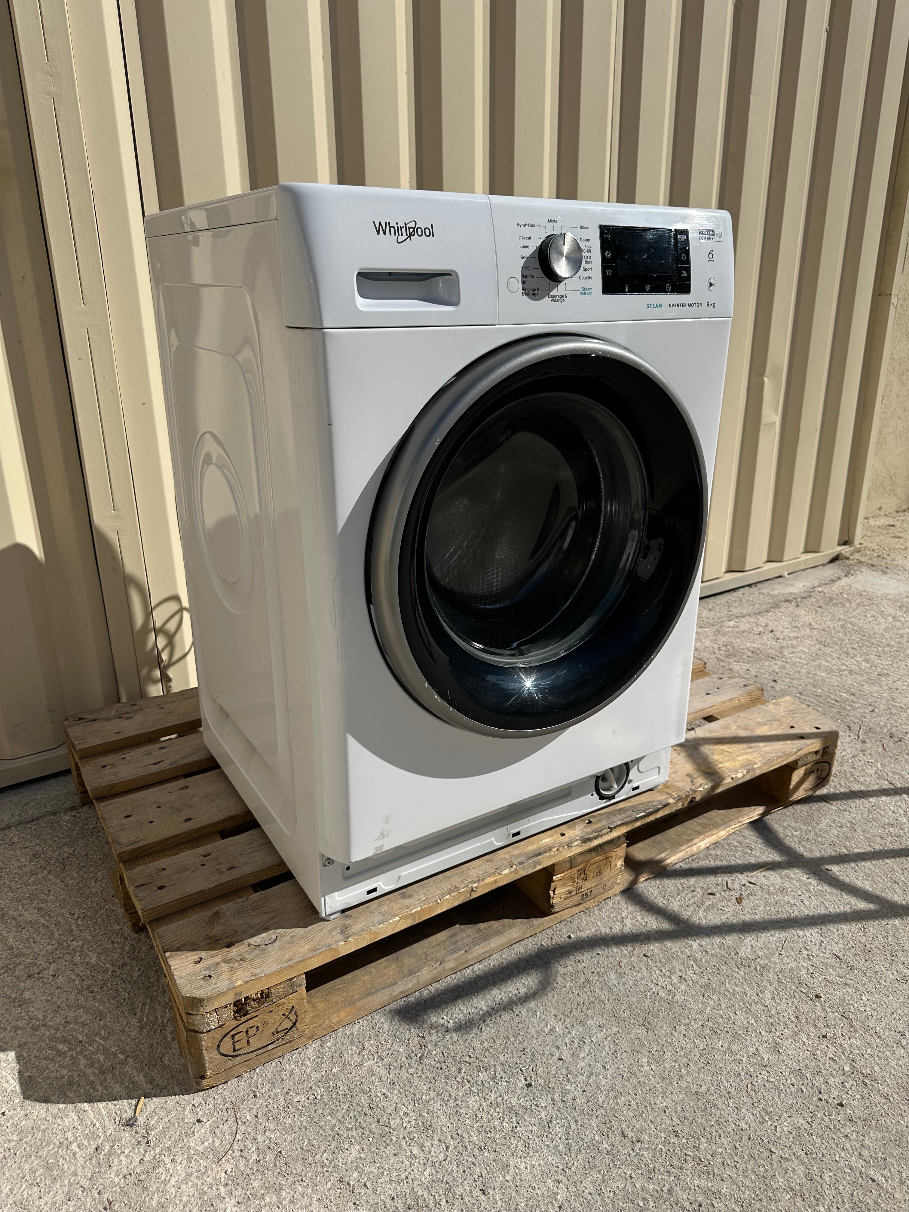 Lave Linge WHIRLPOOL 9Kg Garantie 1An