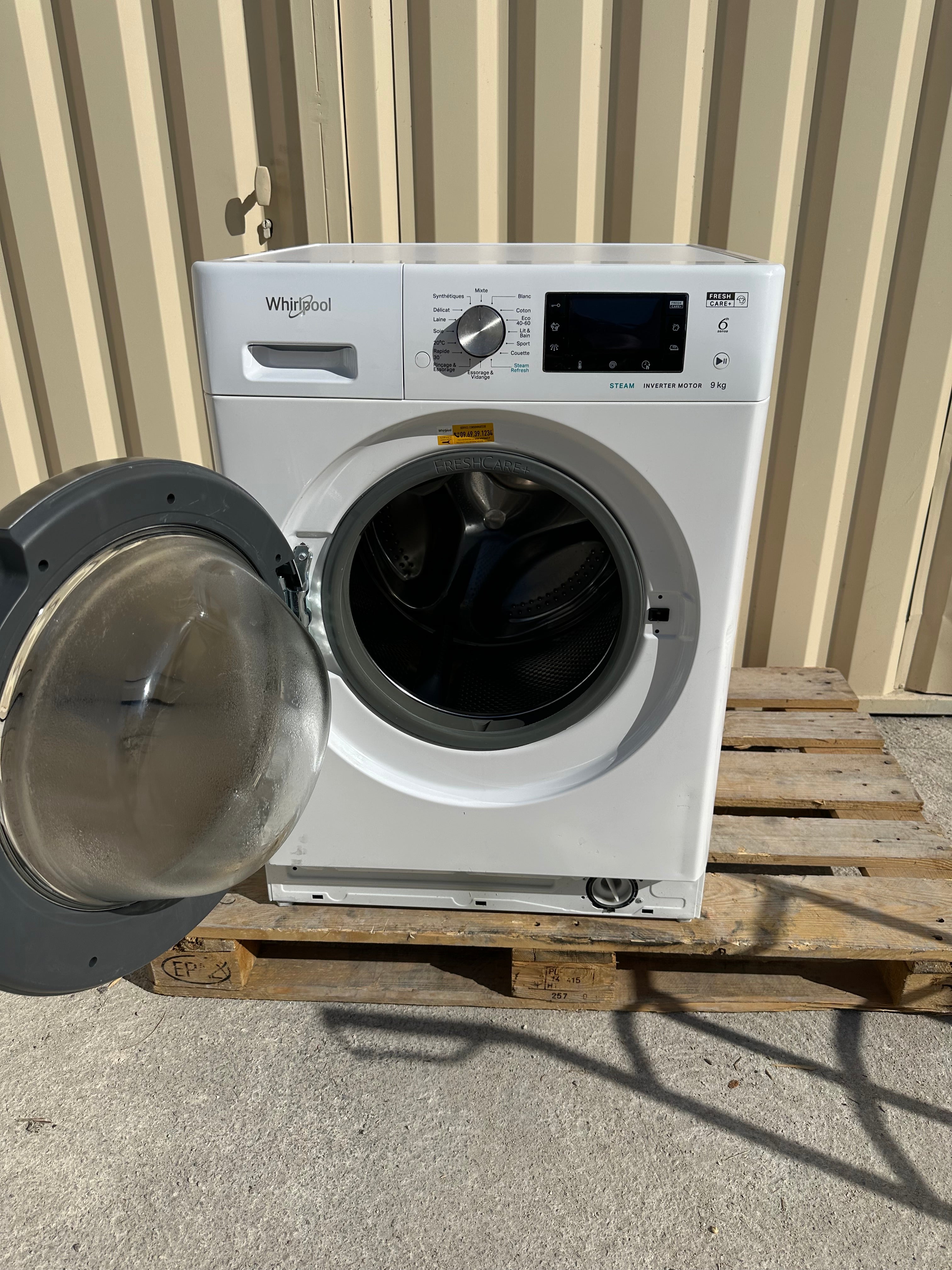 Lave Linge WHIRLPOOL 9Kg Garantie 1An
