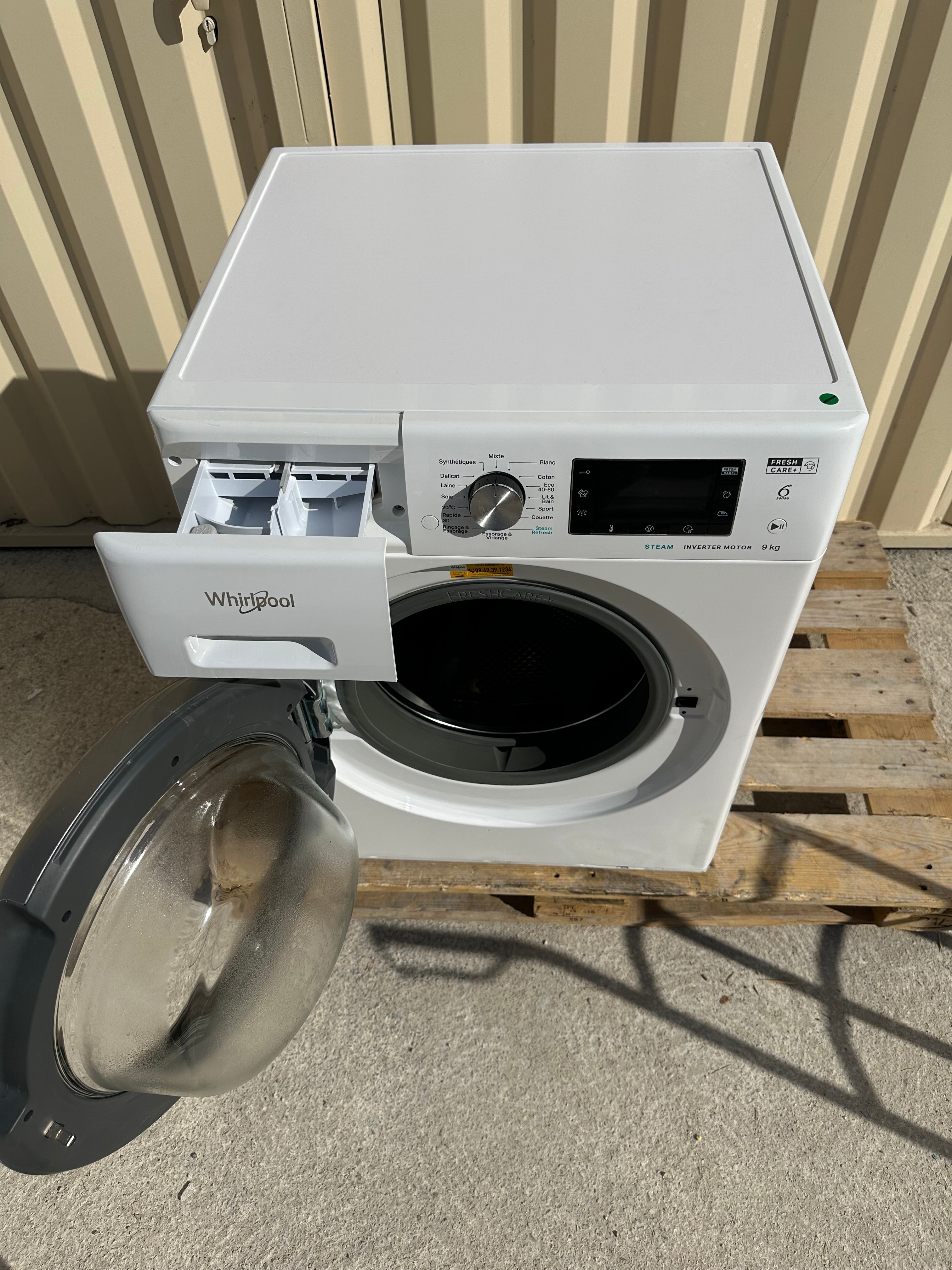 Lave Linge WHIRLPOOL 9Kg Garantie 1An