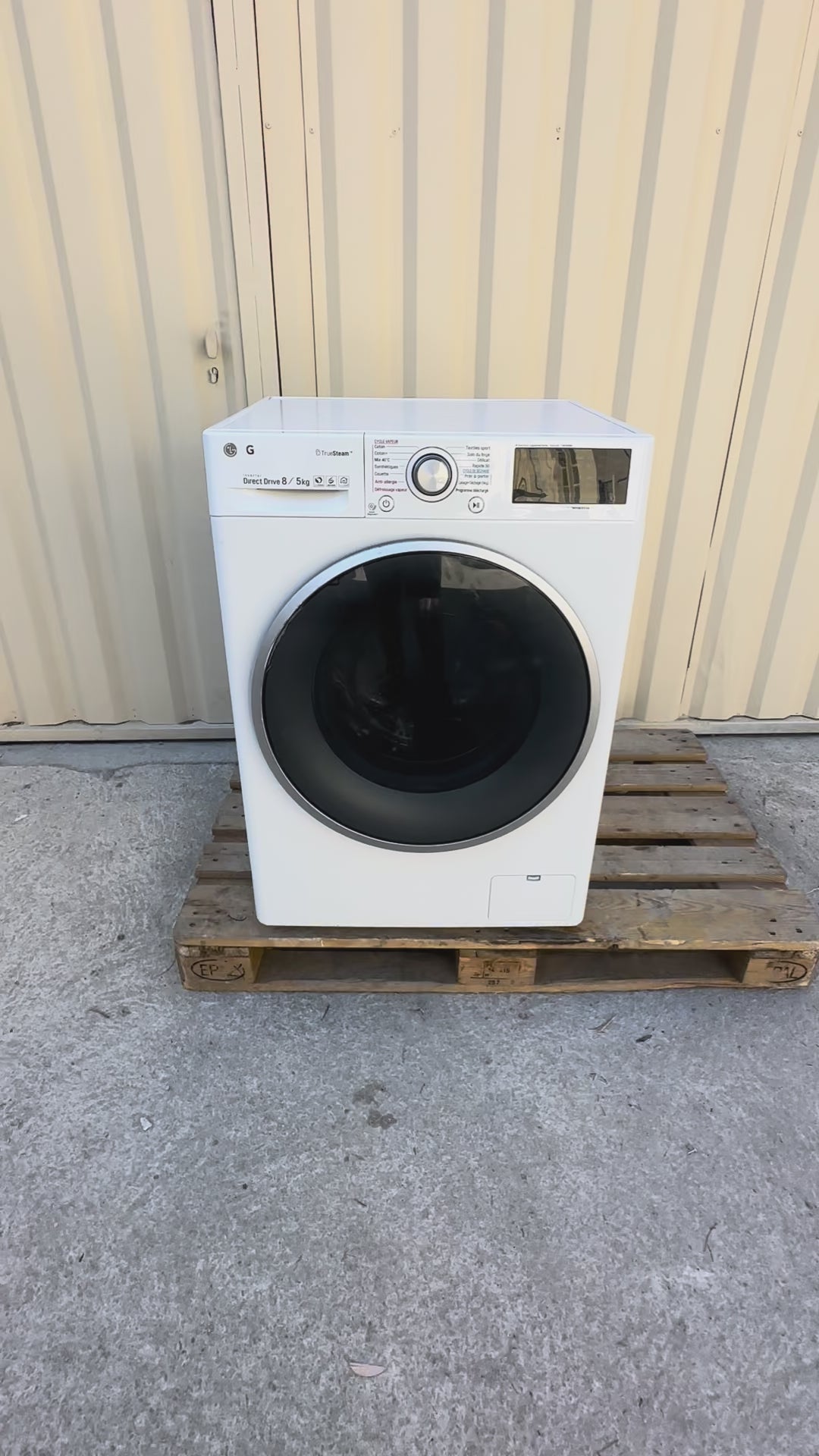 Charger la vidéo : Lave-Linge Séchant LG 8 + 5 Kg GARANTIE 1 AN