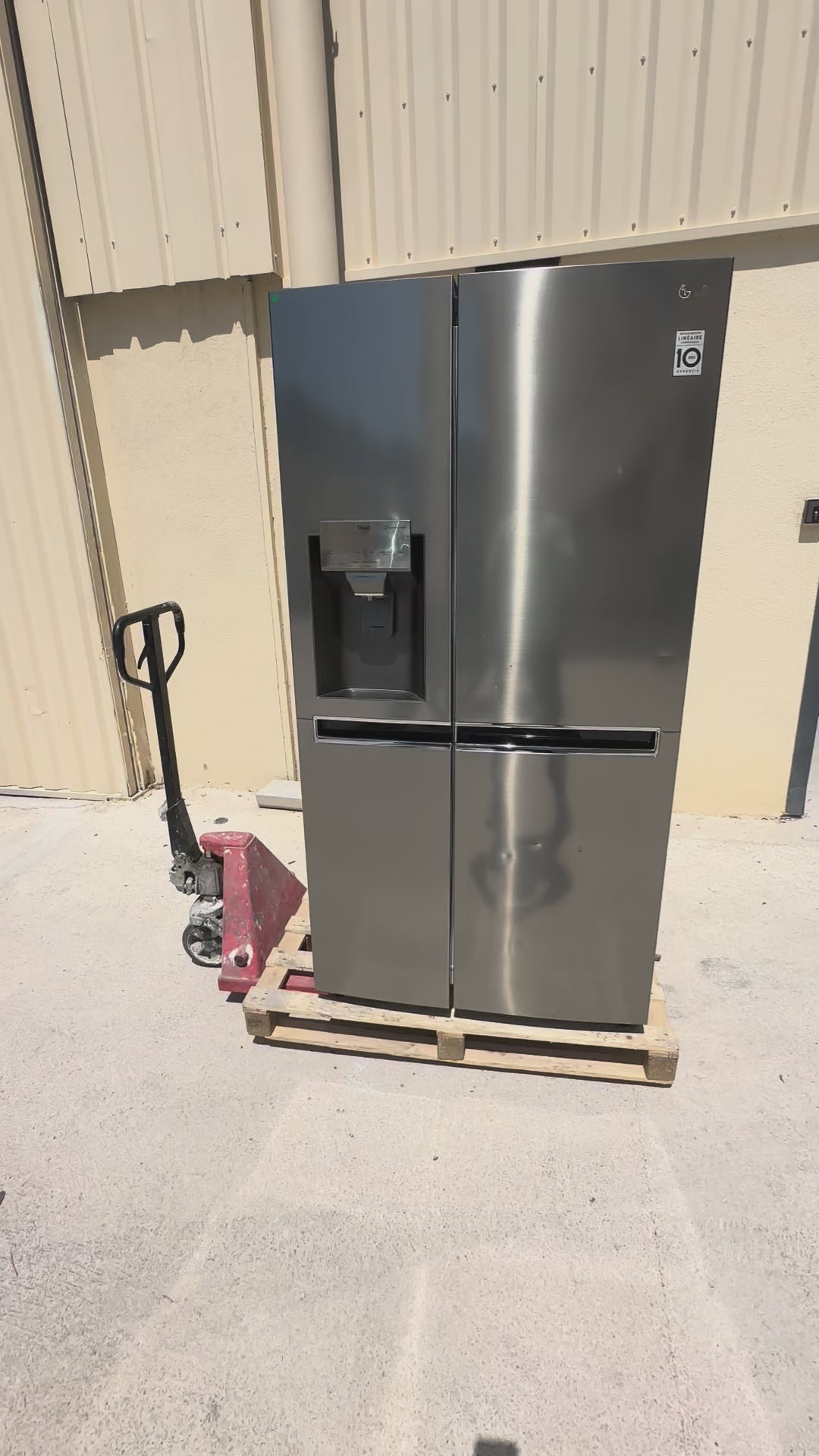 Charger la vidéo : Frigo Américain LG Avec Distributeur d’Eau et Glaçons GARANTIE 1 AN