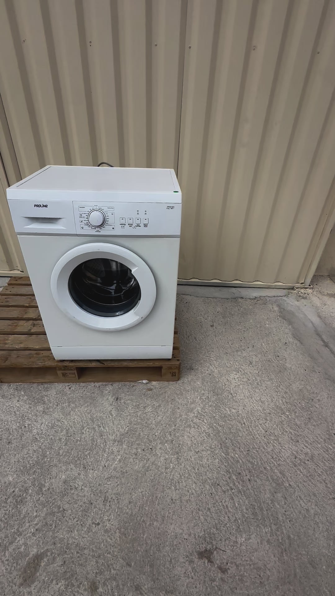 Charger la vidéo : Lave-Linge PROLINE 5 Kg GARANTIE 1 AN