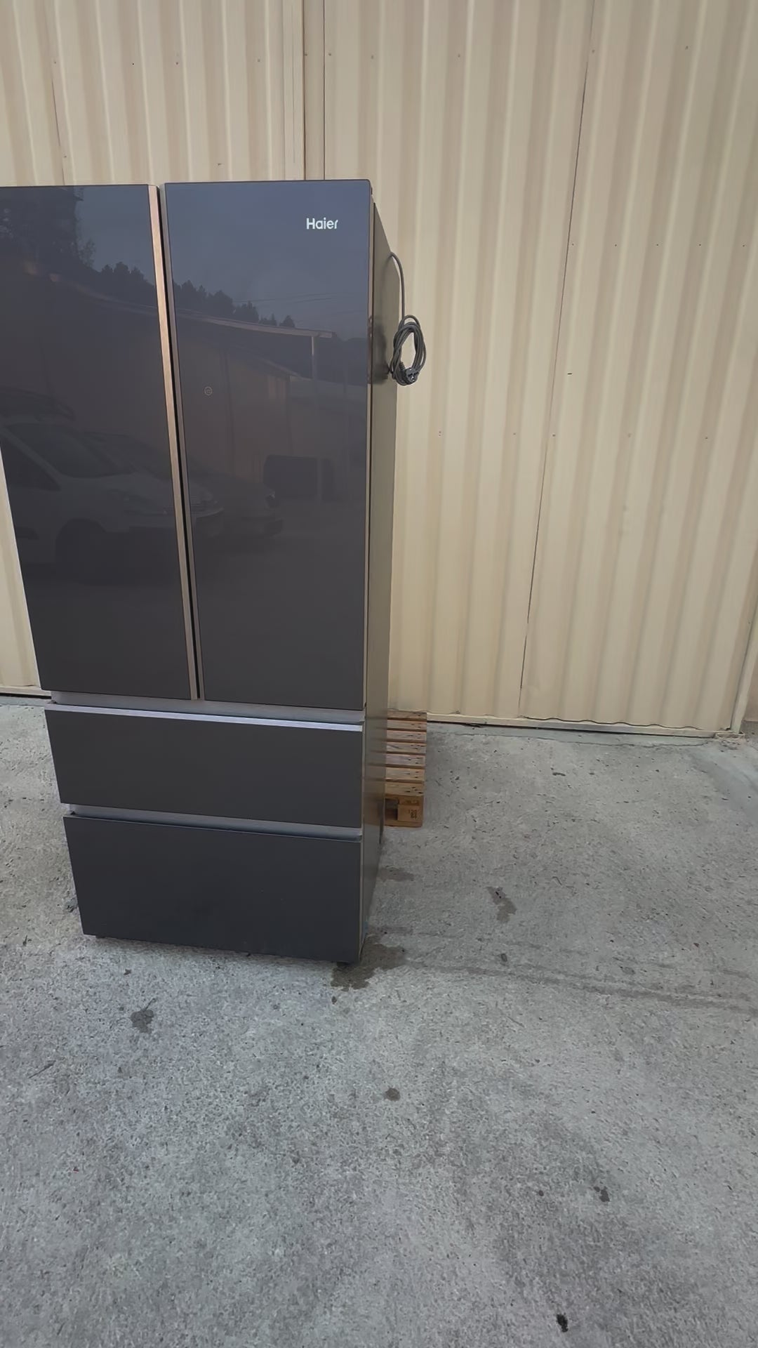 Charger la vidéo : Frigo Américain HAIER 4 Portes No Frost GARANTIE 1 AN