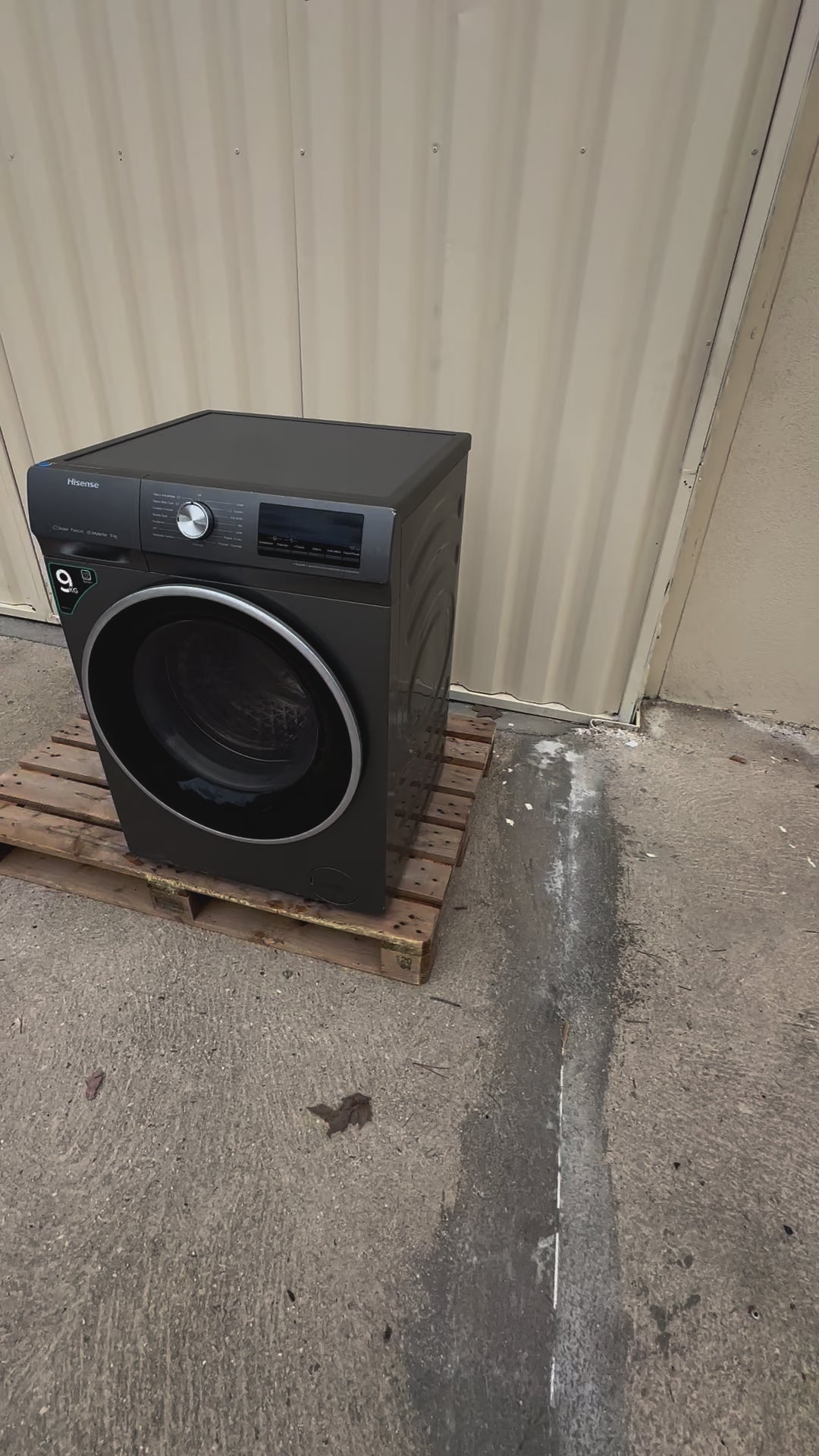 Charger la vidéo : Lave-Linge HISENSE 9 Kg GARANTIE 1 AN