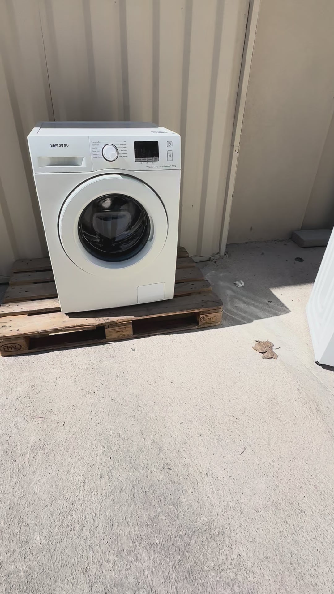 Charger la vidéo : Lave-Linge SAMSUNG 7 Kg GARANTIE 1 AN