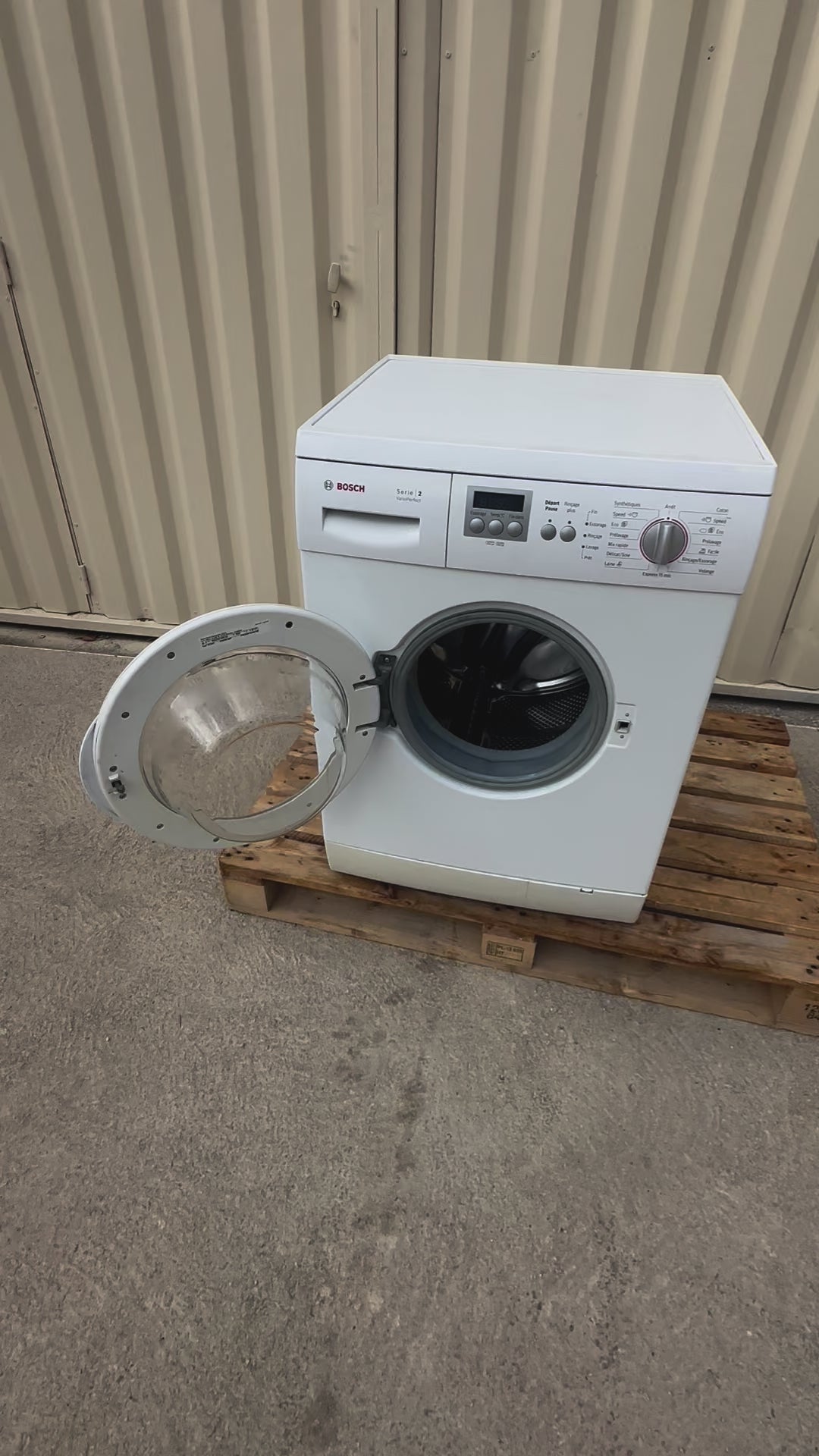 Charger la vidéo : Lave-Linge BOSCH 7 Kg GARANTIE 6 MOIS