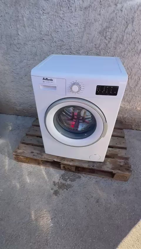 Charger la vidéo : Lave-Linge BELLAVITA 7 Kg GARANTIE 6 MOIS