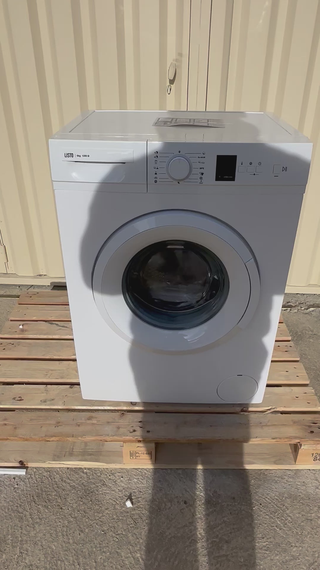 Charger la vidéo : Lave-Linge LISTO 6 Kg NEUF ( Avec Défaut d’Aspect ) GARANTIE 1 AN